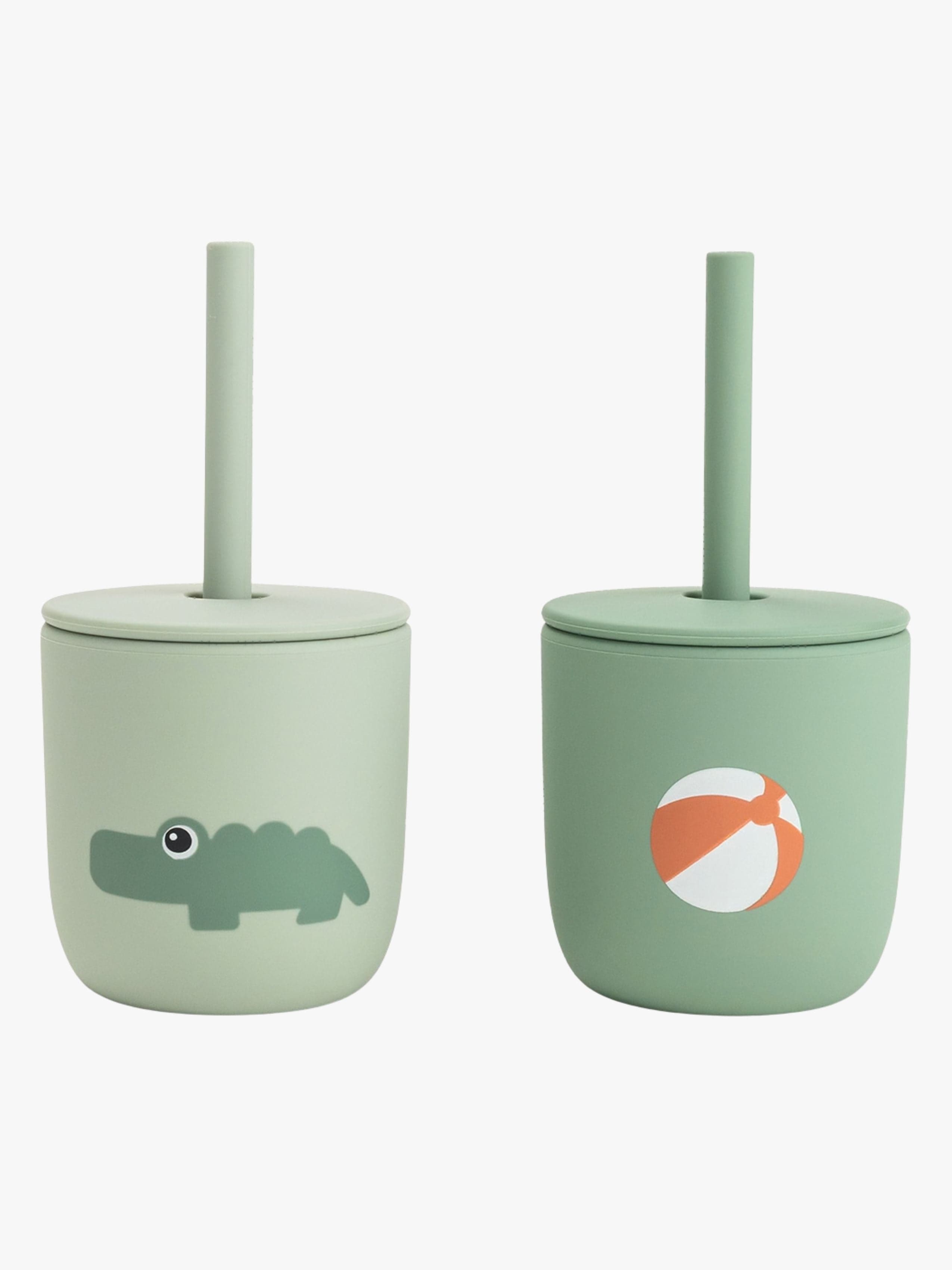 Done By Deer Playground Pillimuki Silikoni 2-pack, Green