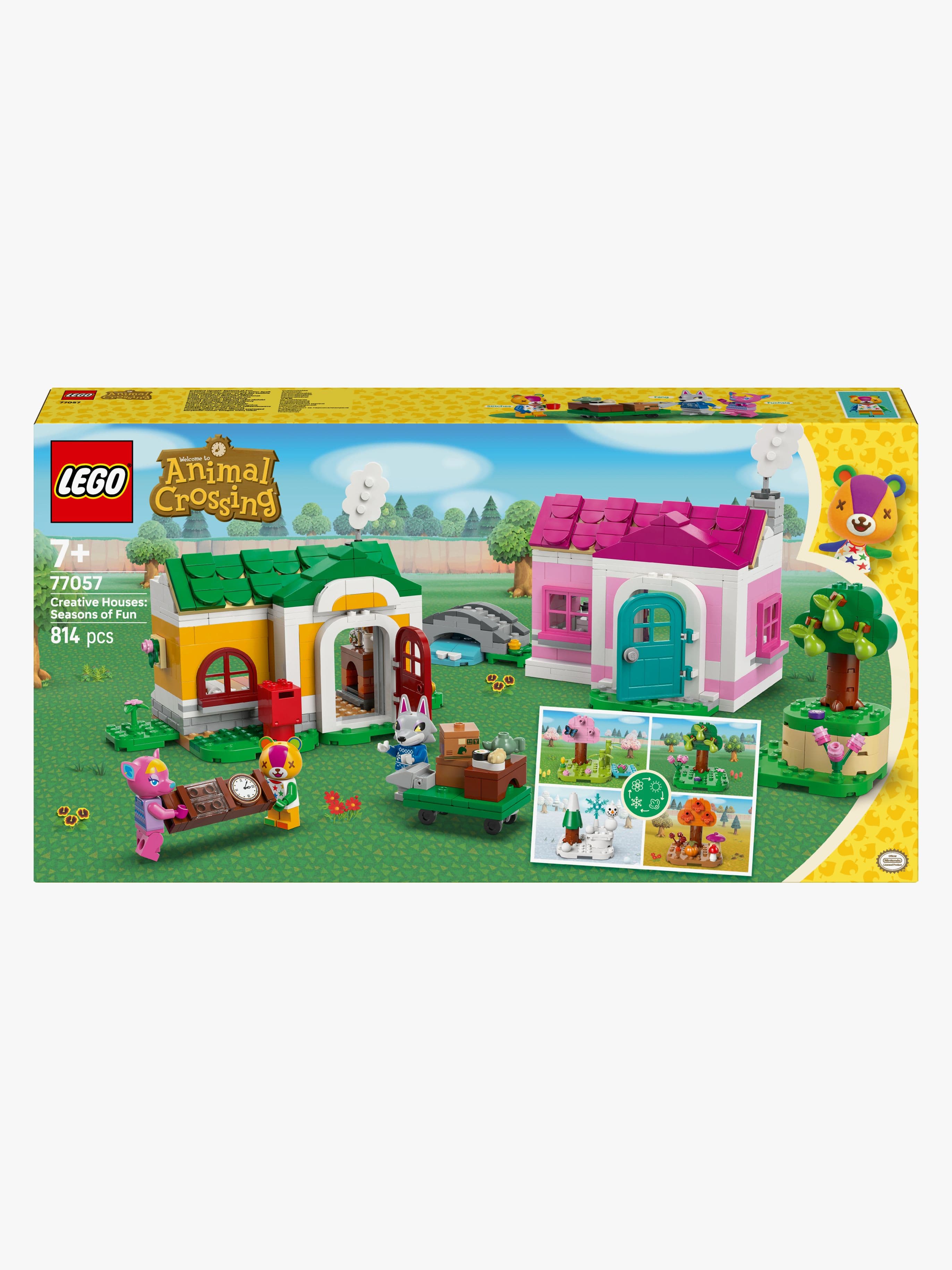 LEGO Animal Crossing 77057 Luovat talot: Hauskat vuodenajat