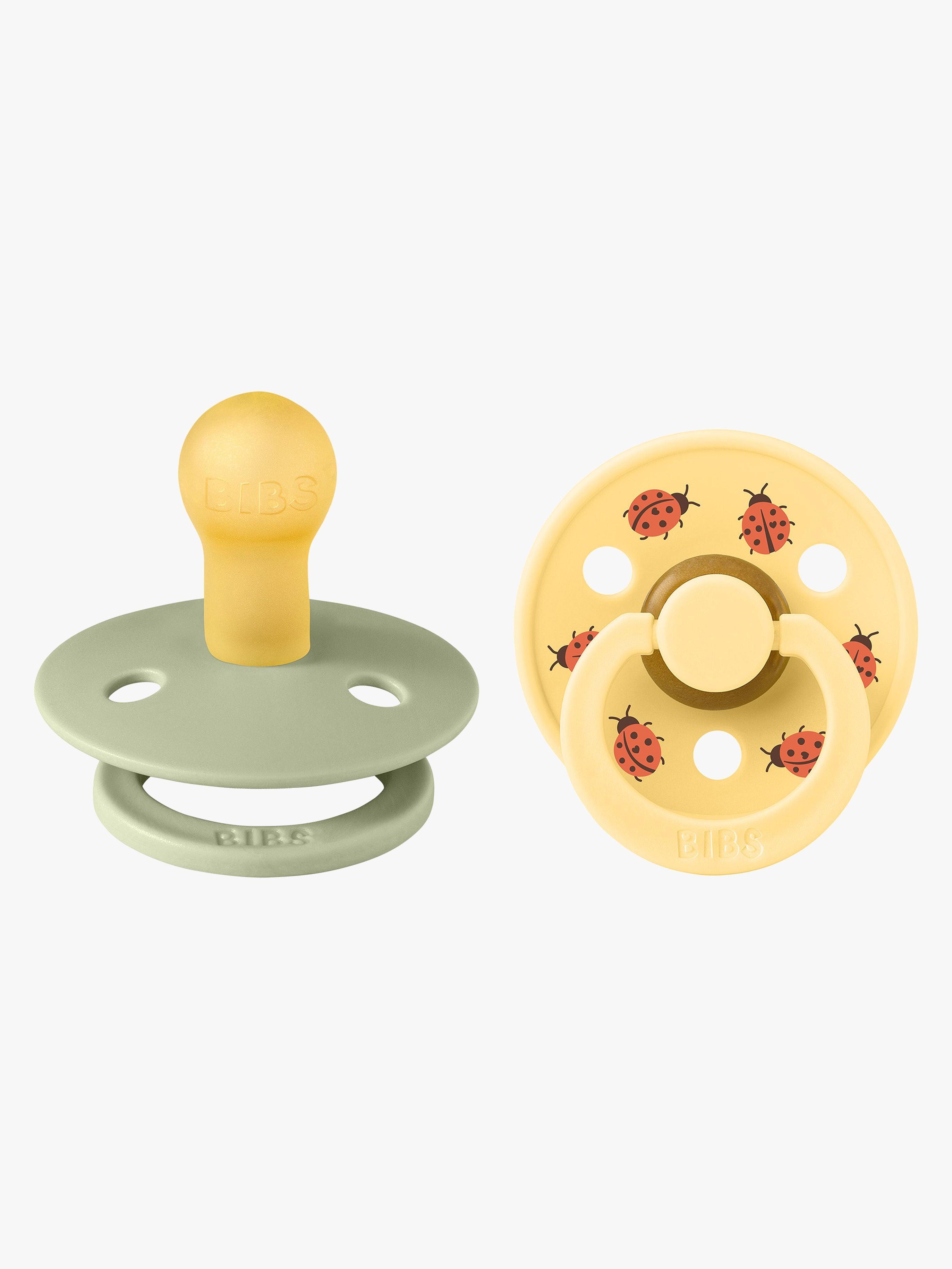 BIBS Studio Colour Ladybug Tutti 2-pack Lateksi Koko 1, Sage