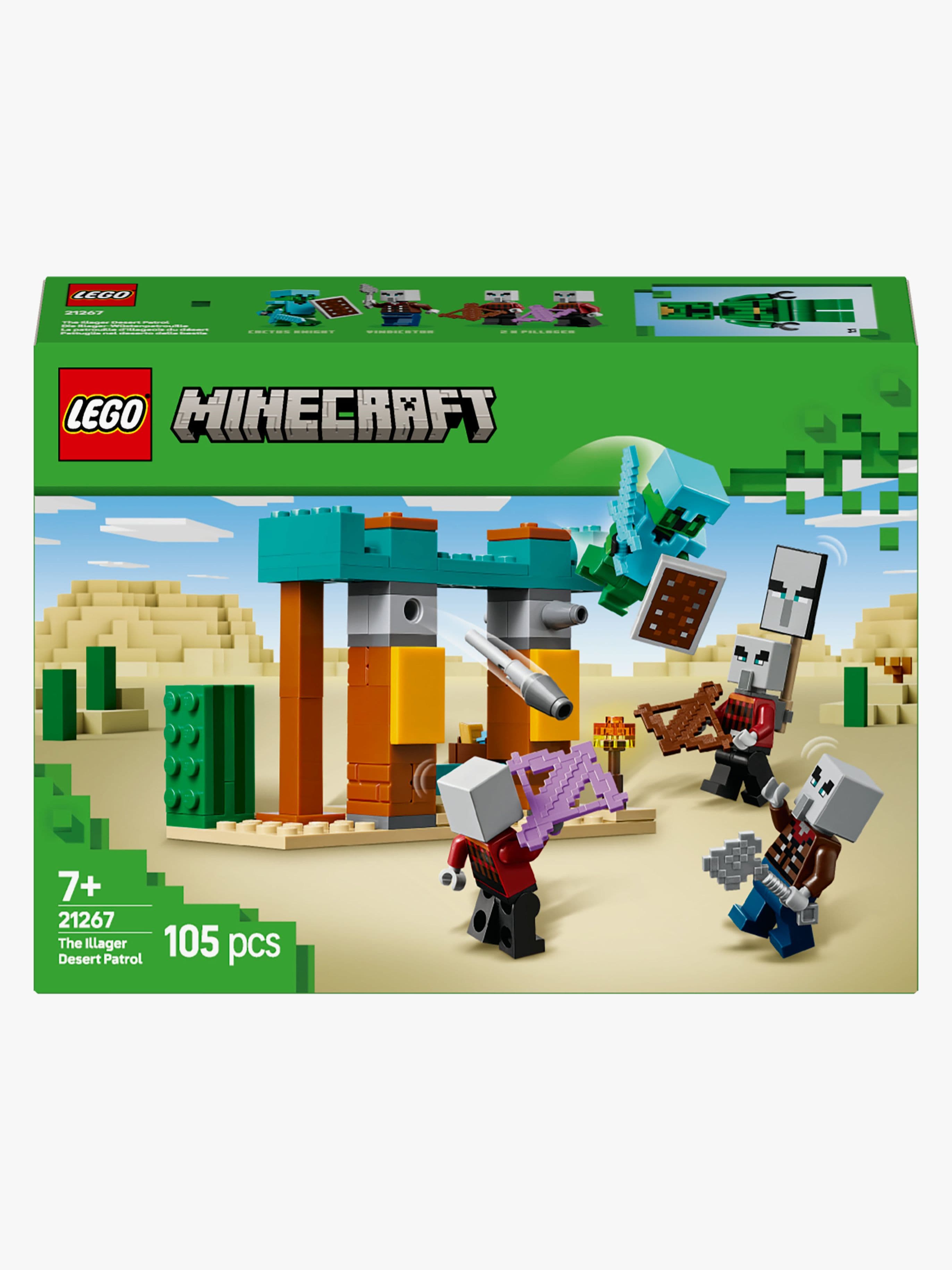 LEGO Minecraft 21267 Pahalaisten aavikkopartio