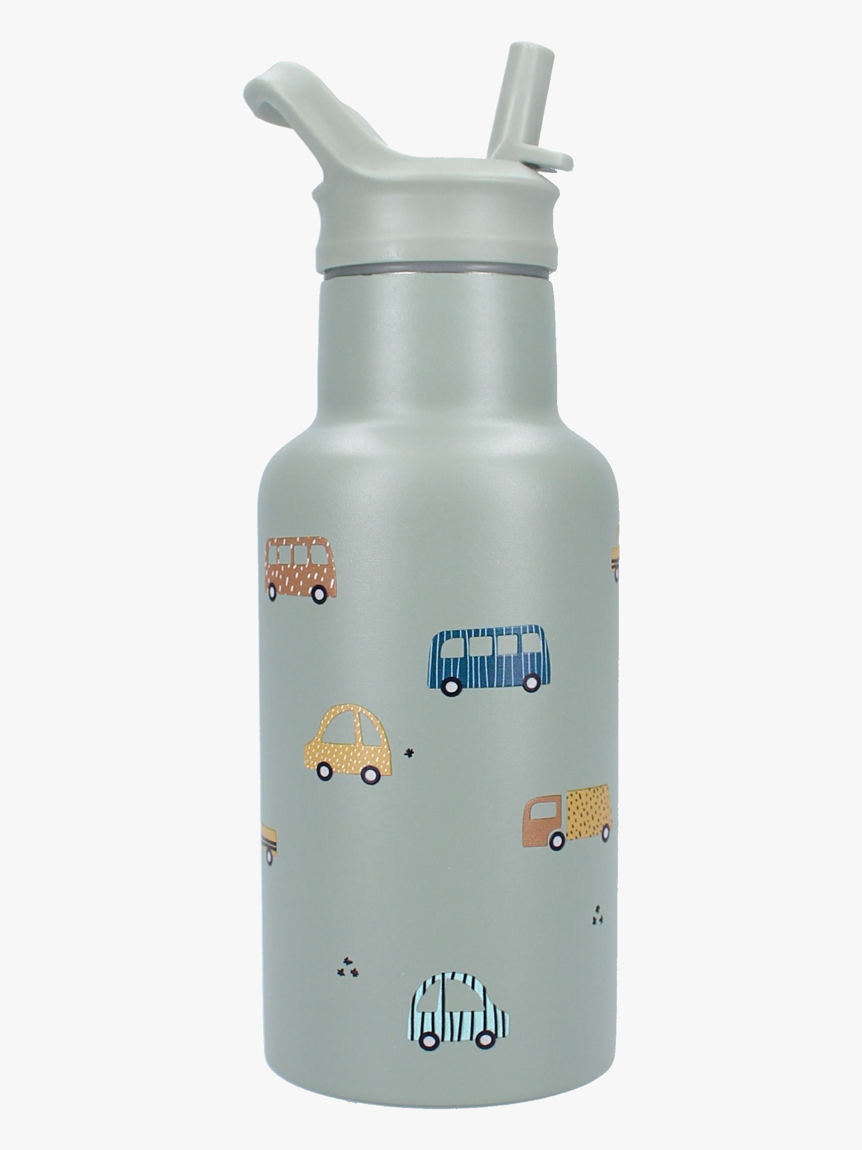 Kidzroom Stainless Steel Juomapullo 350 ml Sweet Cuddles, Vihreä