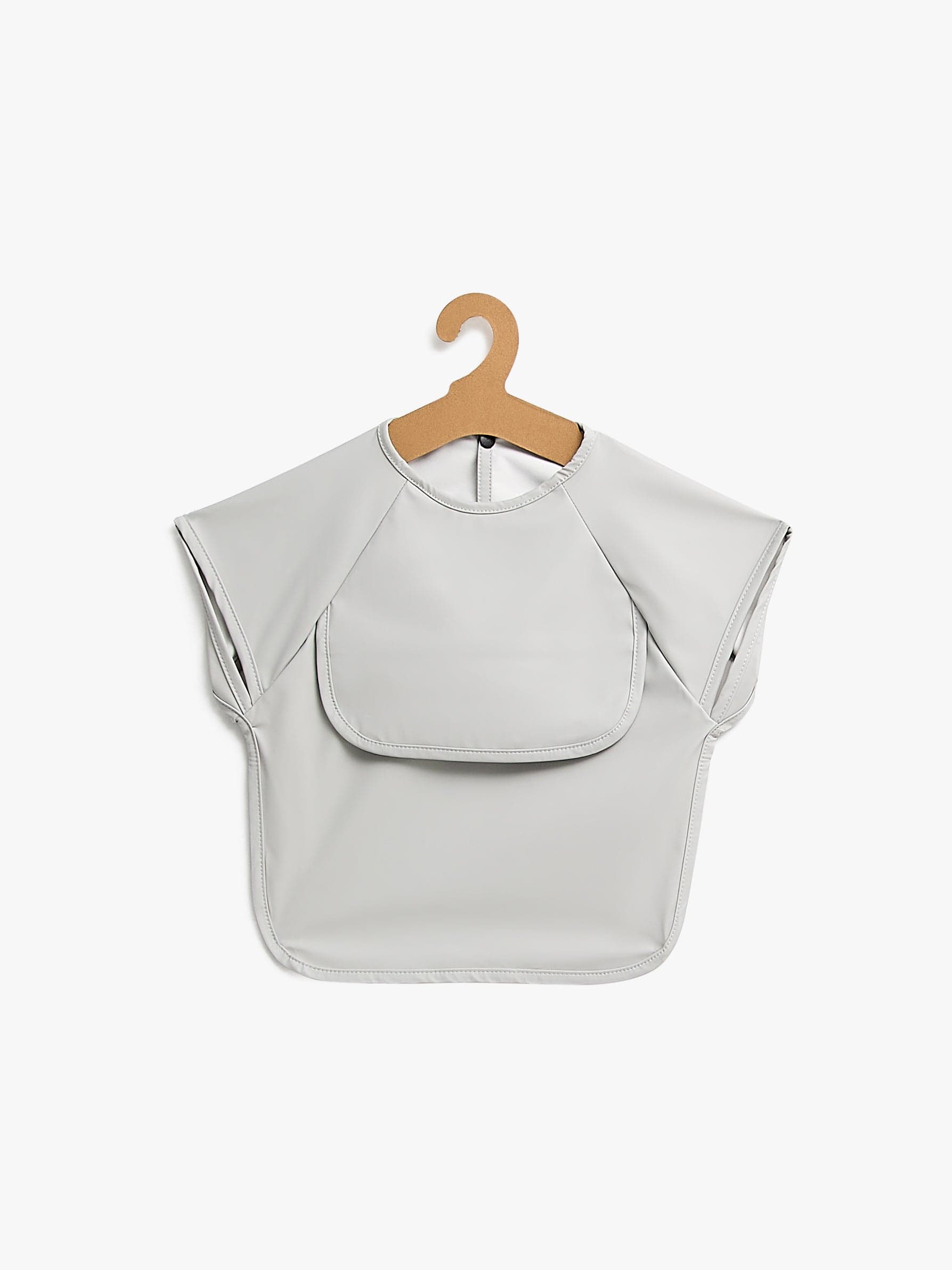 Beemoo CARE Bib Ruokalappu, Light Grey