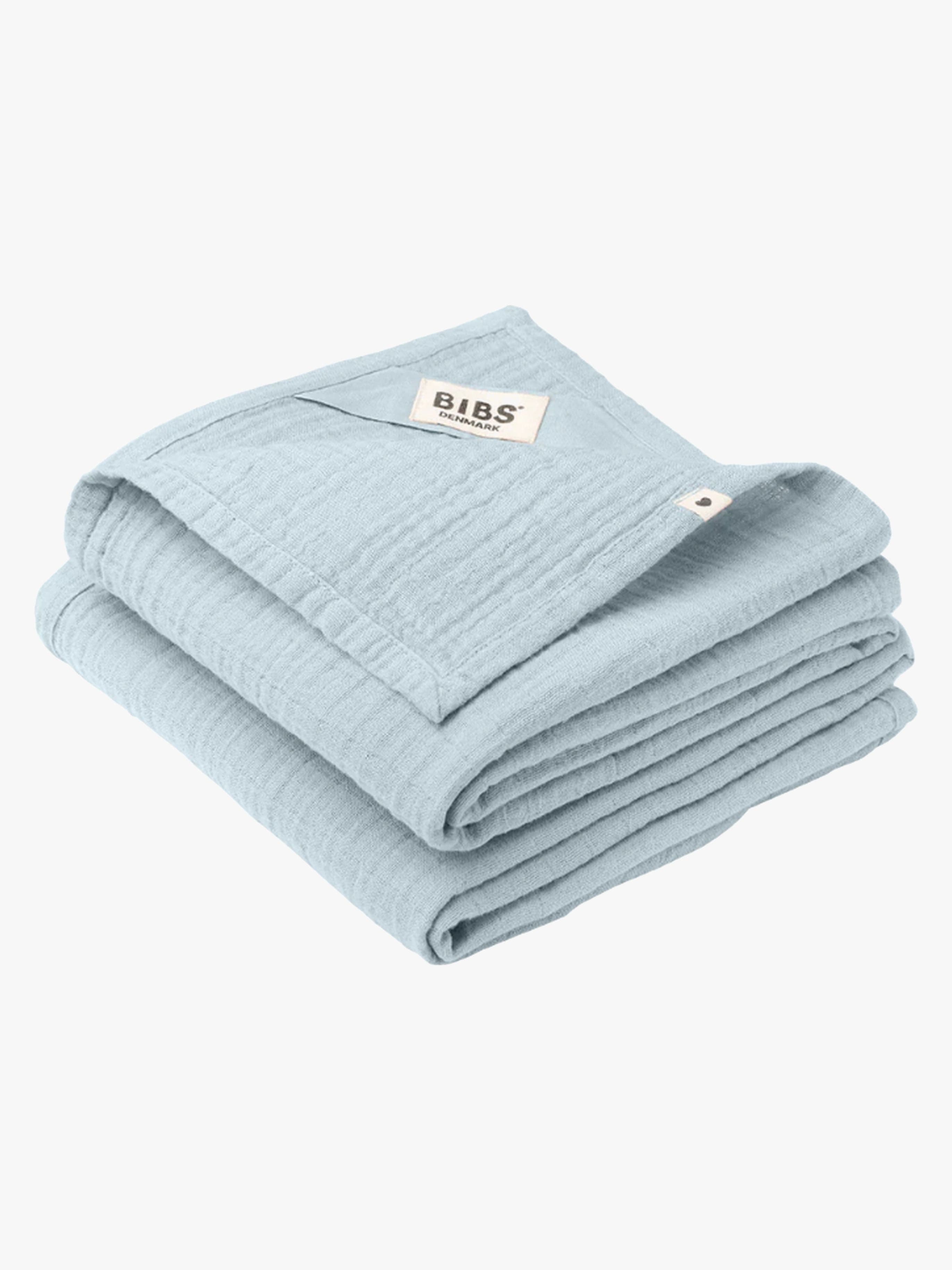 BIBS Musliiniliinat 2-pack, Baby Blue