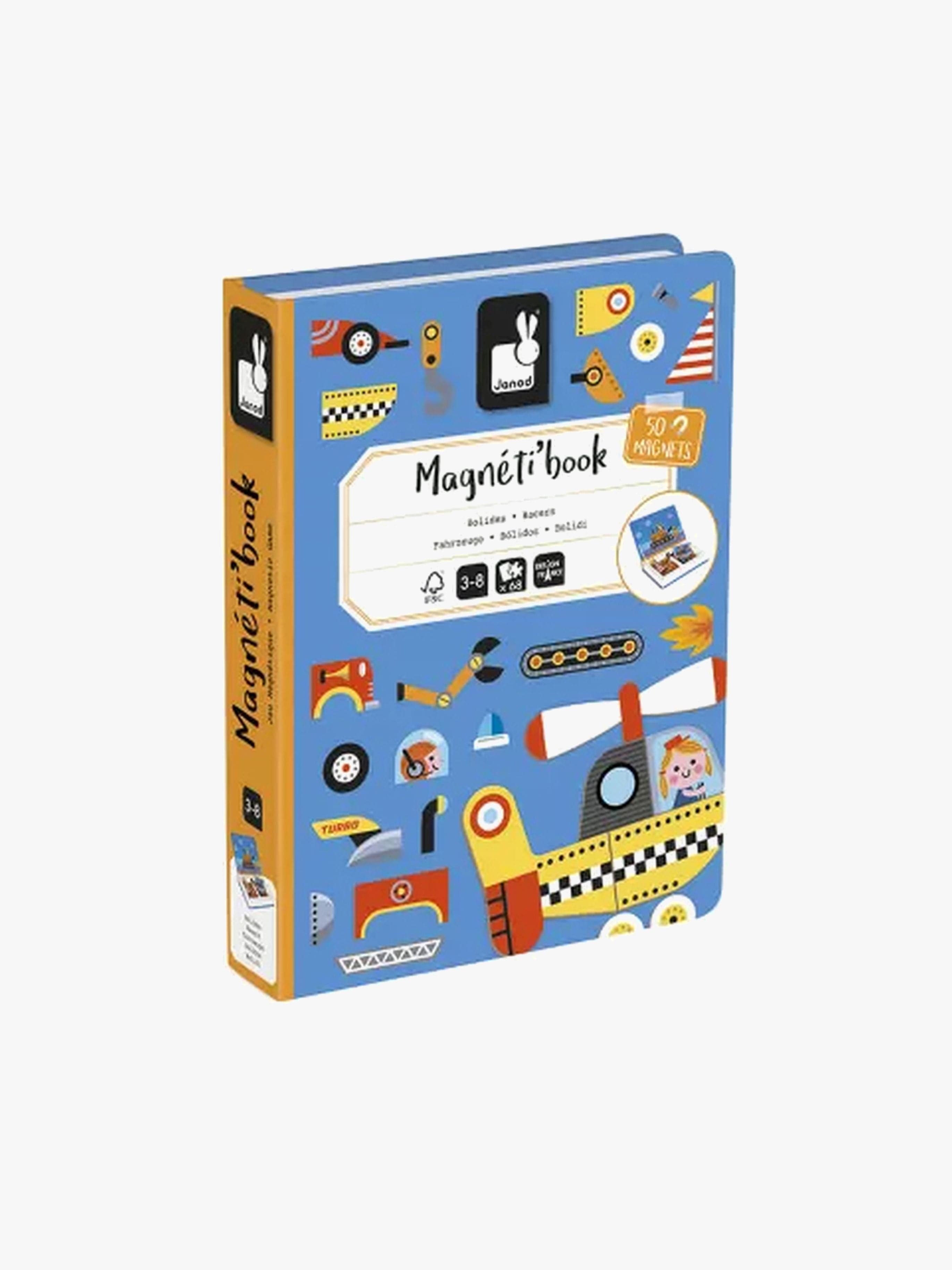 Janod Magneti"'Book Racers Magneettisetti 50