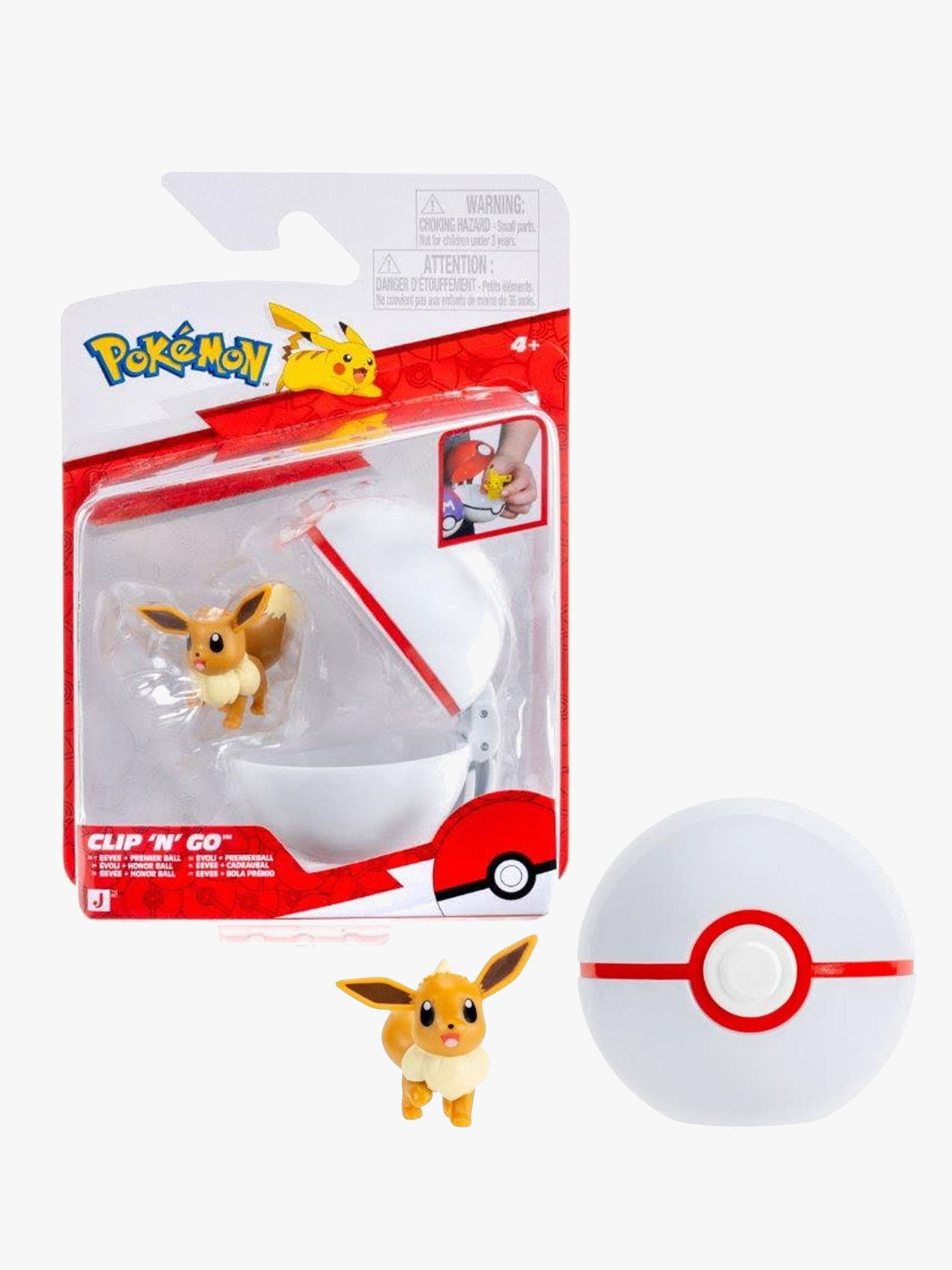 Pokémon Clip `N´ Go Leikkisetti Eevee Premier Ball