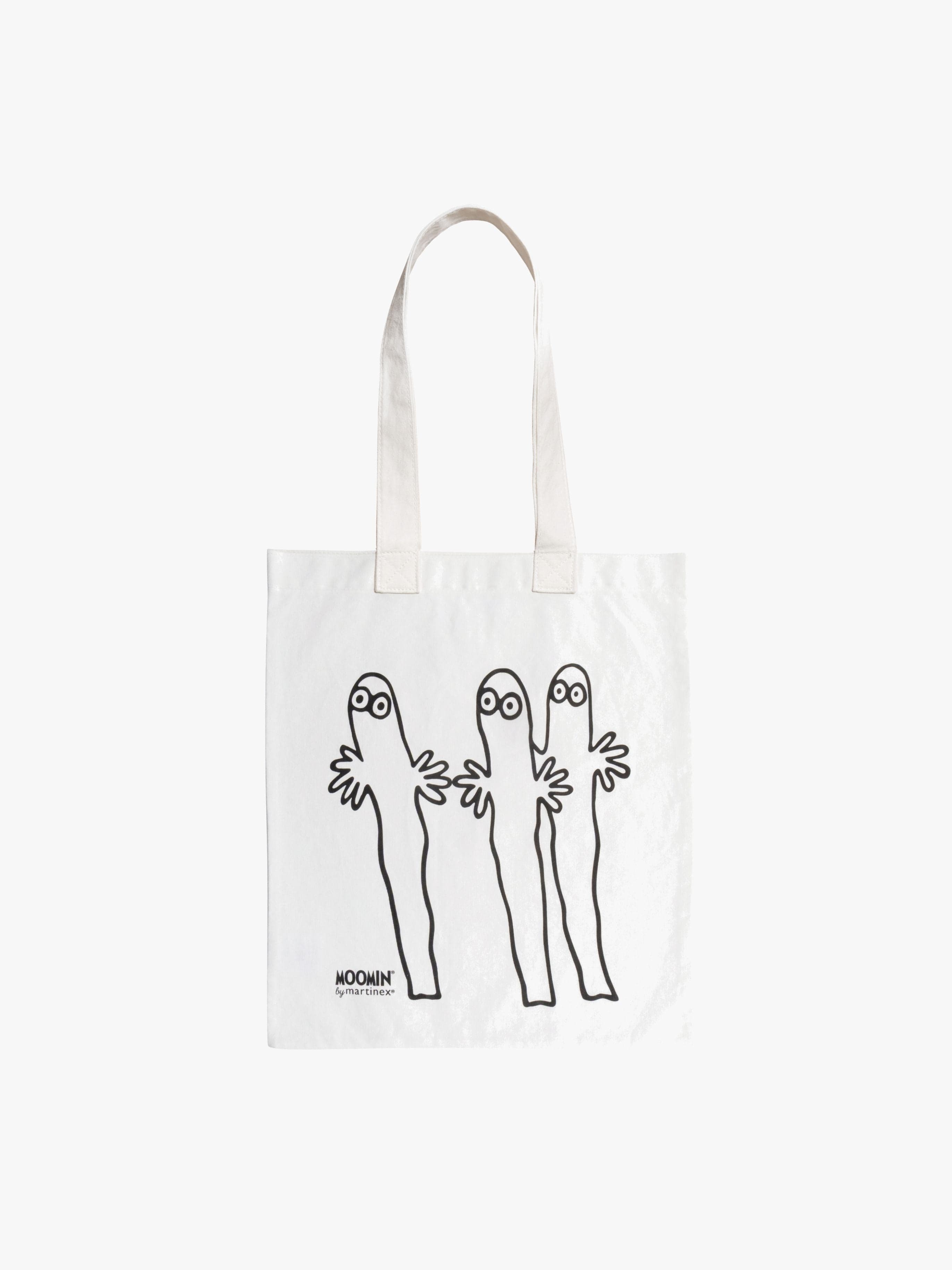 Muumi Hattivatti Eco Kangaskassi, Valkoinen