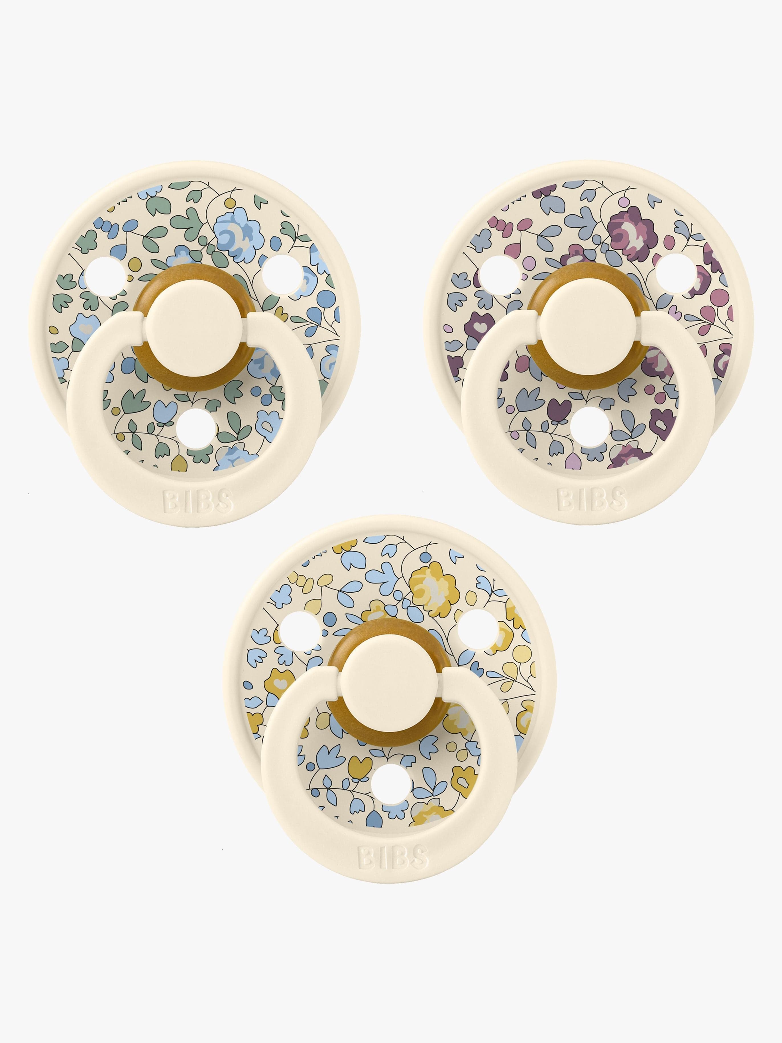 BIBS Try-it Colour Tutti 3-pack Koko 1, Liberty/Eloise