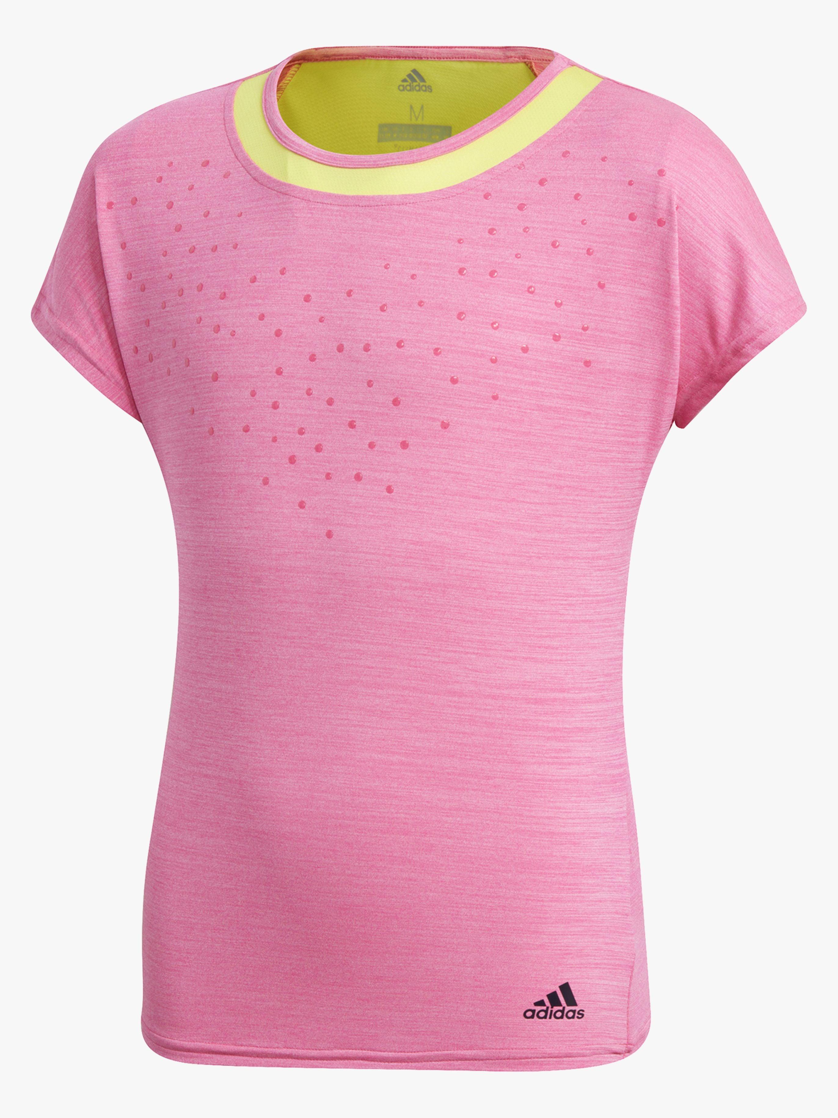 Adidas Girls Dotty Tee Treenipaita, Pink 152