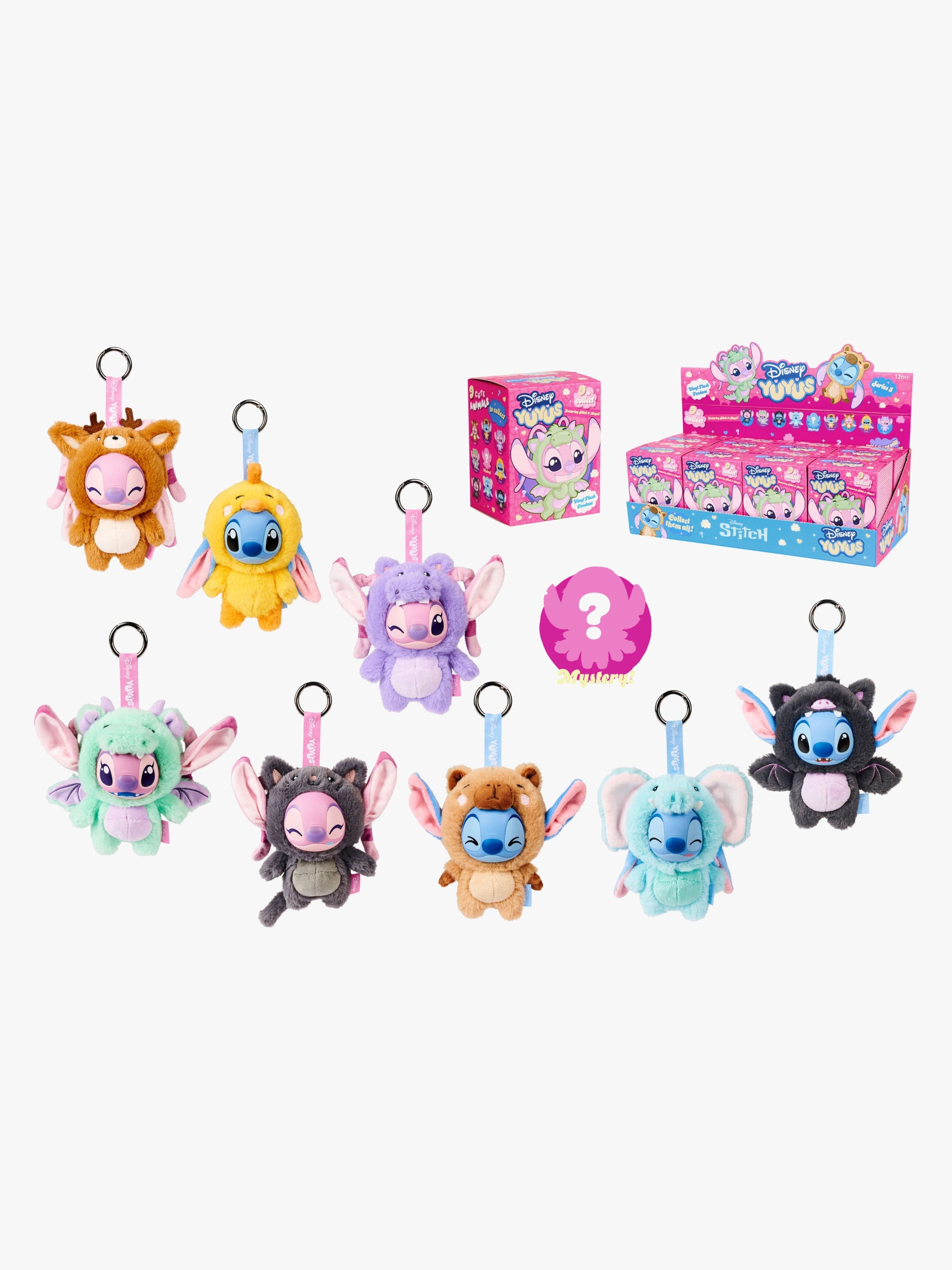 Disney YuYus Pehmolelu Stitch & Angel 12 cm Wave 3