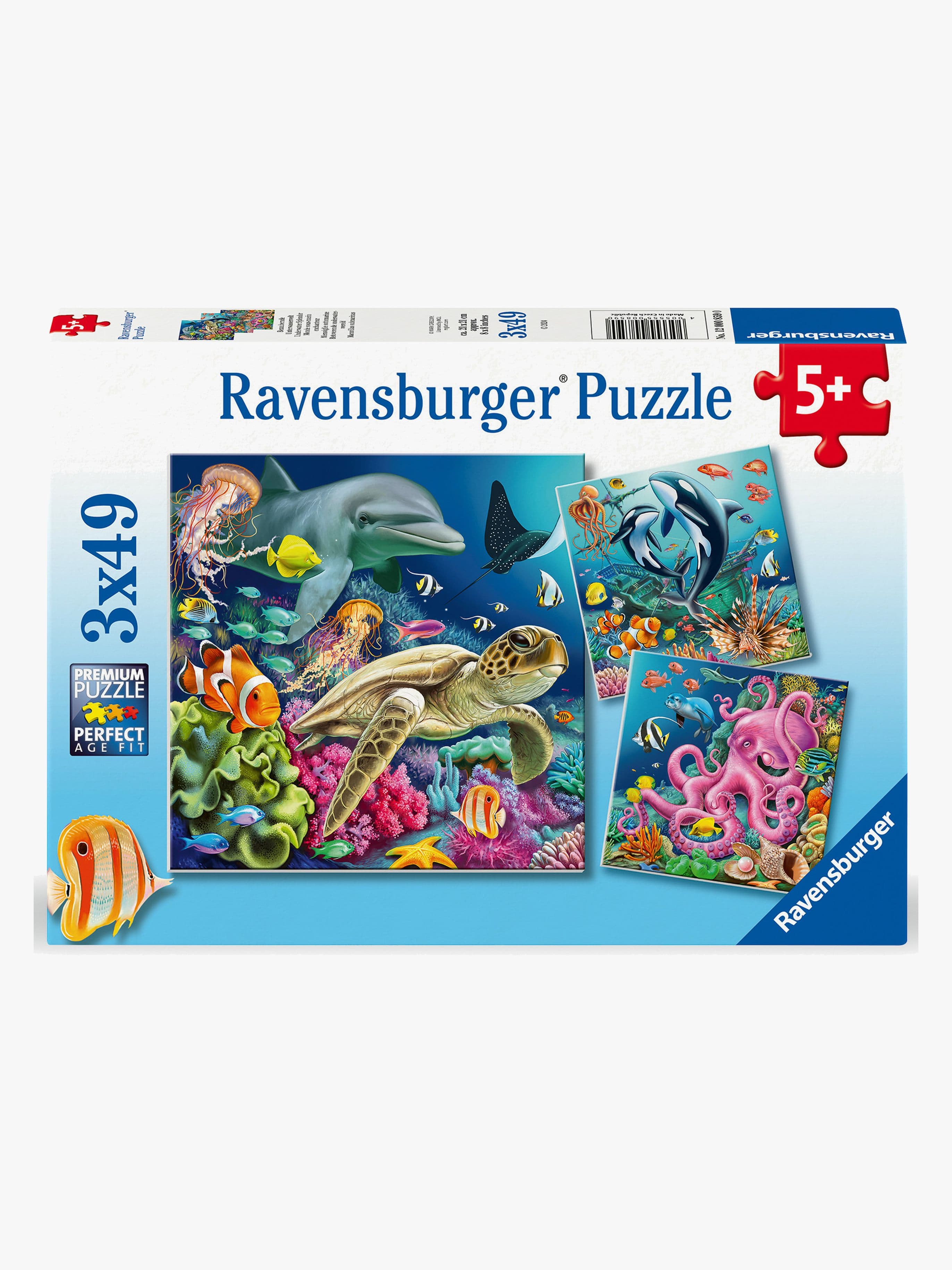 Ravensburger Palapelit Under Water 3x49 Palaa