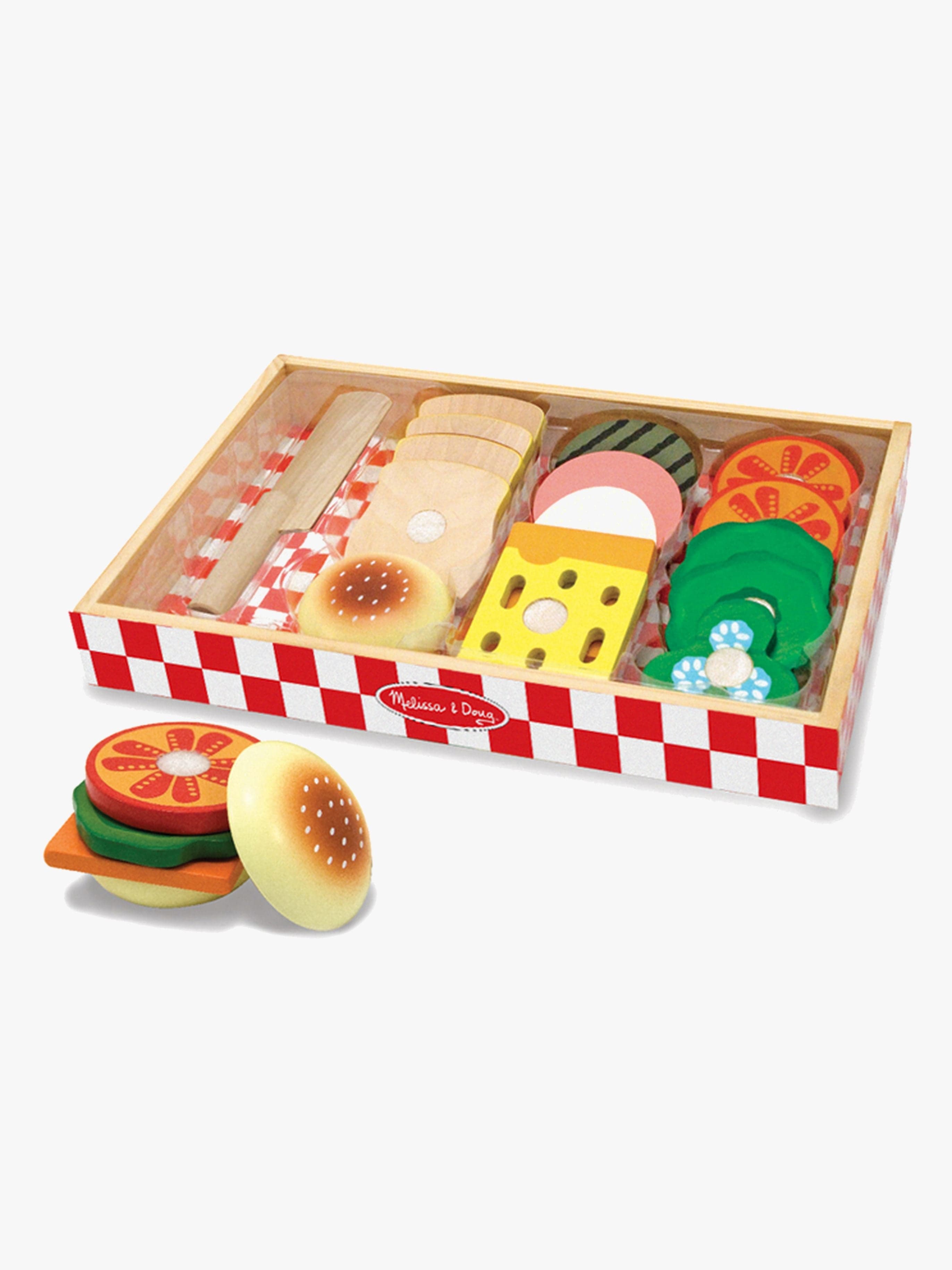 Melissa & Doug, Wooden Sandwich Making Set