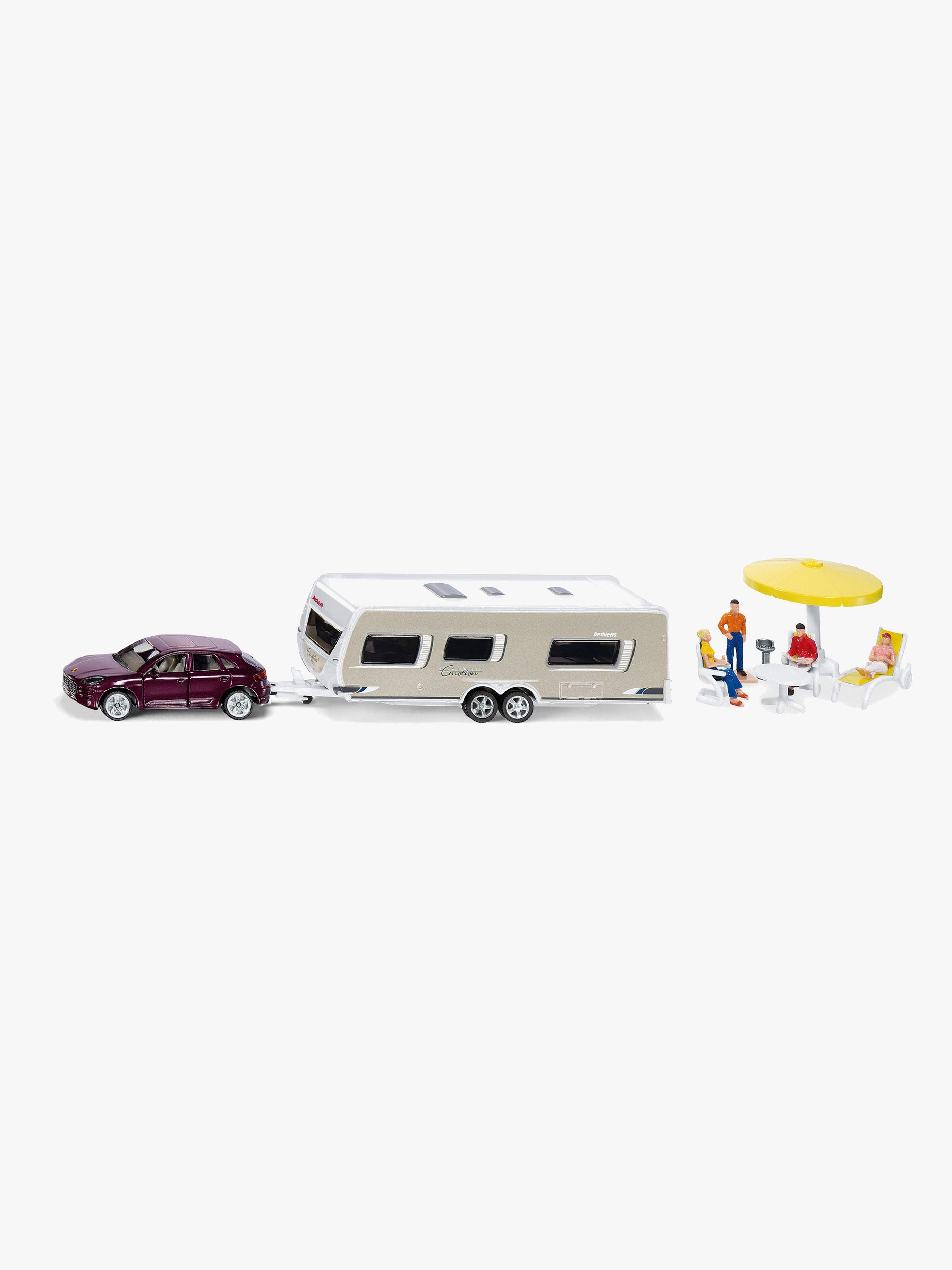 Siku Henkilöauto + Asuntovaunu 1:55
