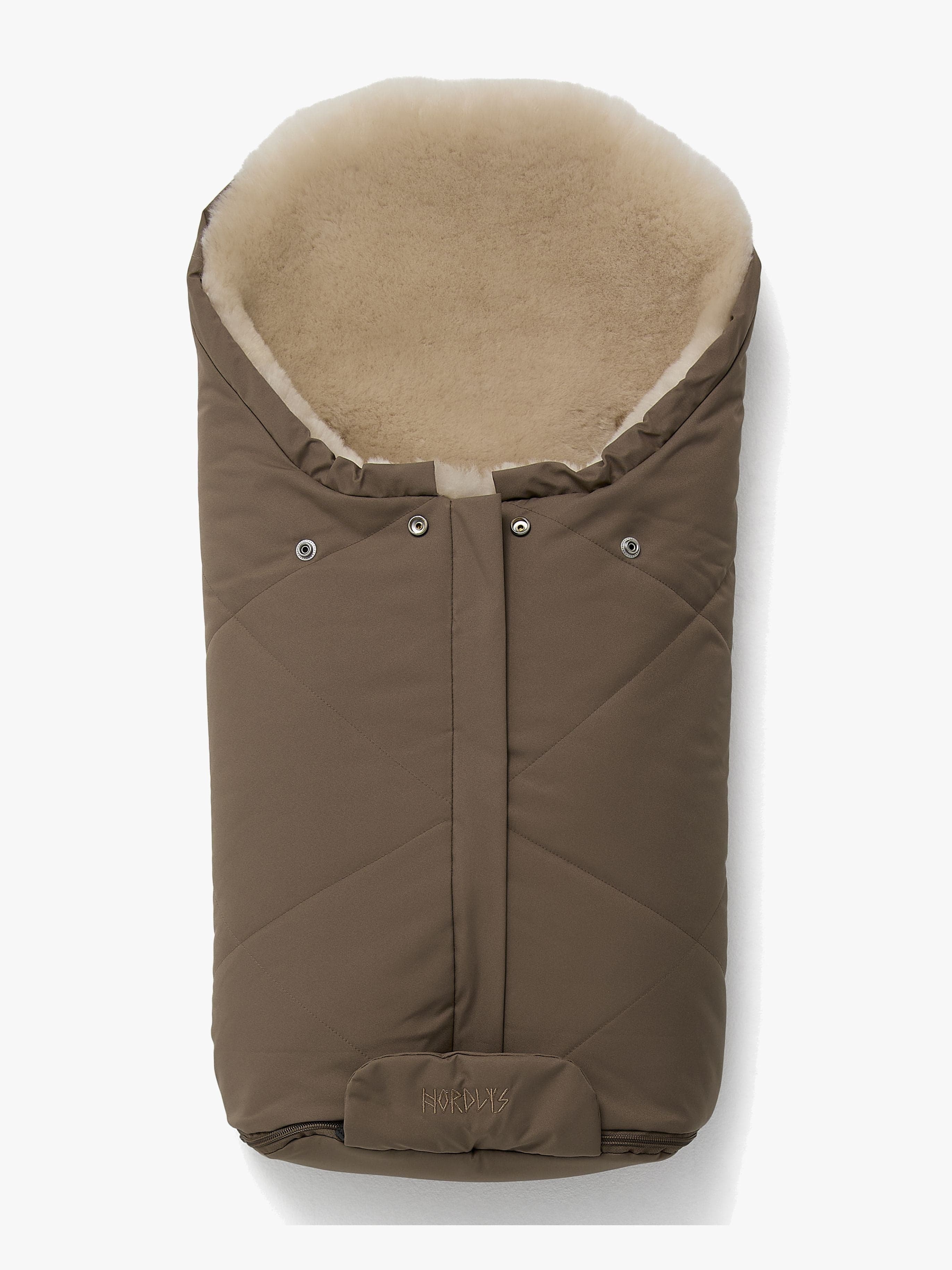 Nordlys Fenya Mini Lampaantaljalämpöpussi, Walnut/Beige