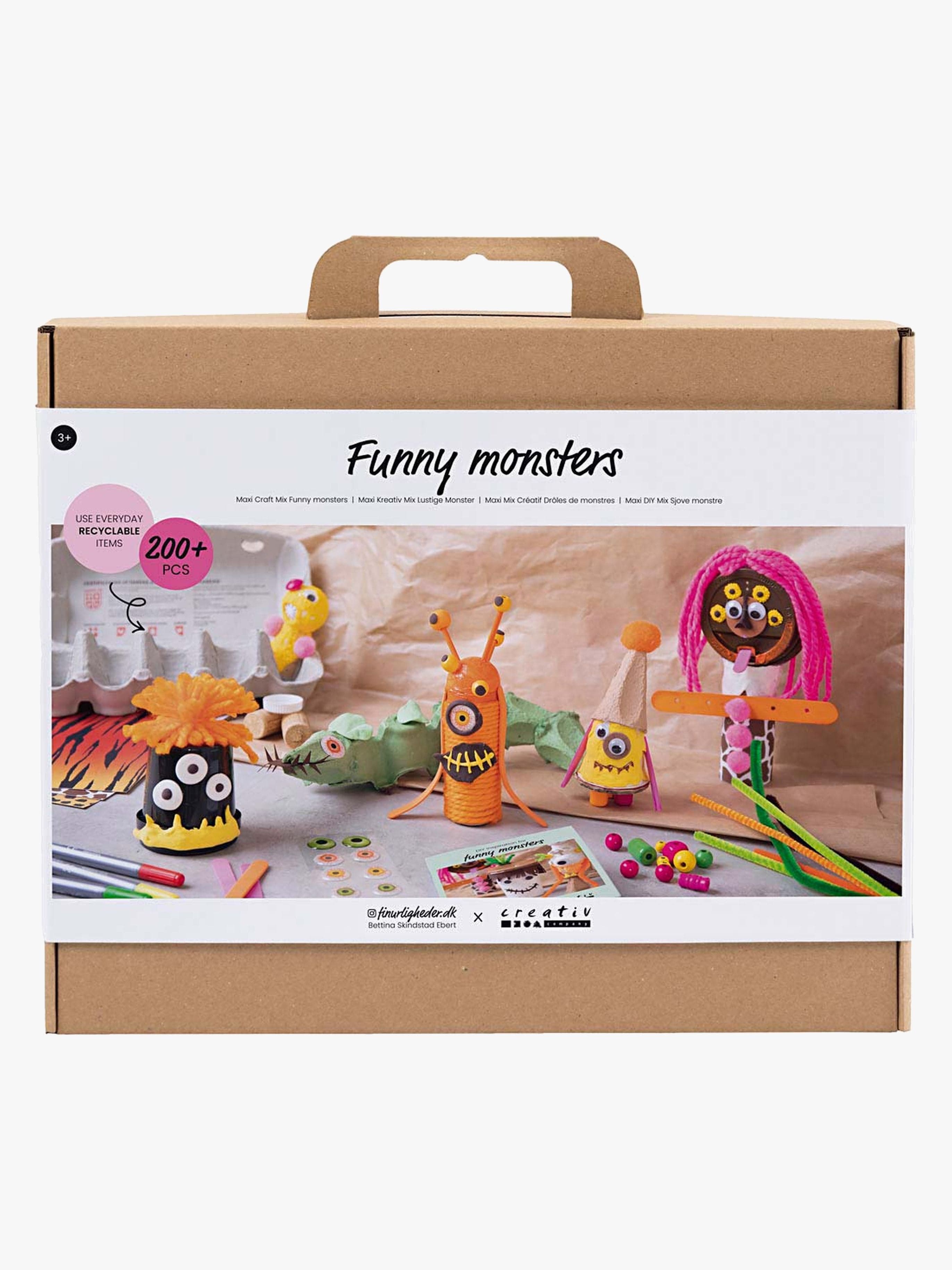Creativ Company Maxi DIY-setti Hauskat Hirviöt