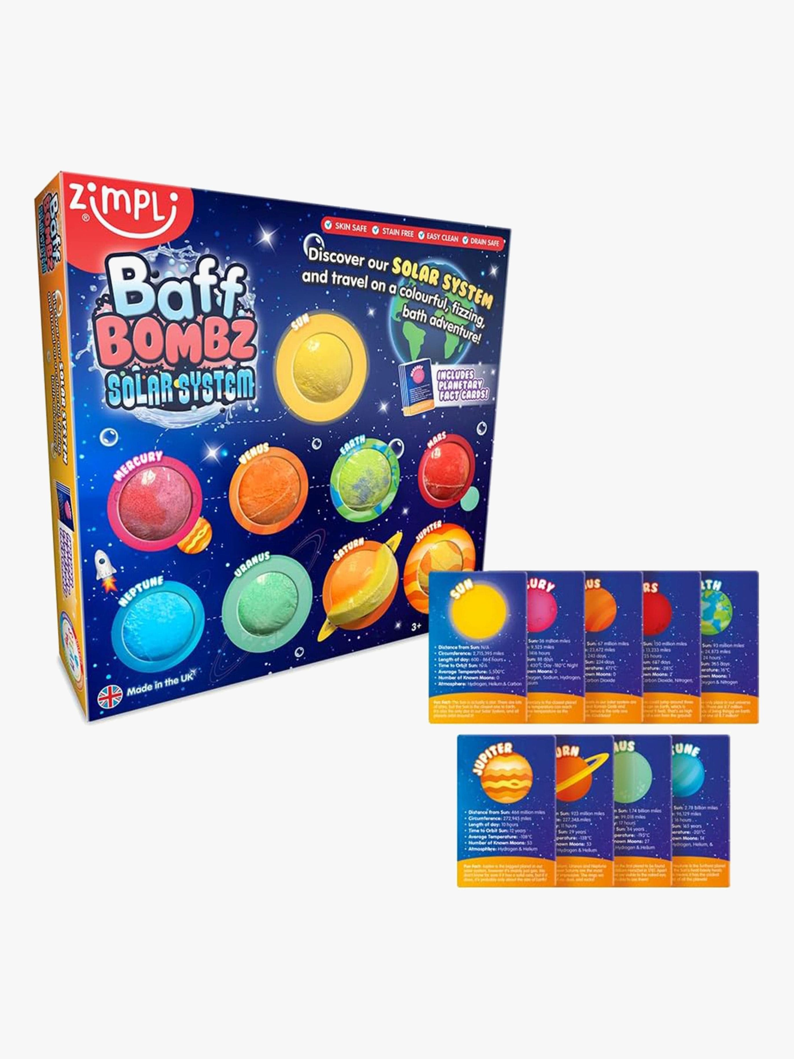 Zimpli Kids Baff Bombz Kylpypommit Planeetat
