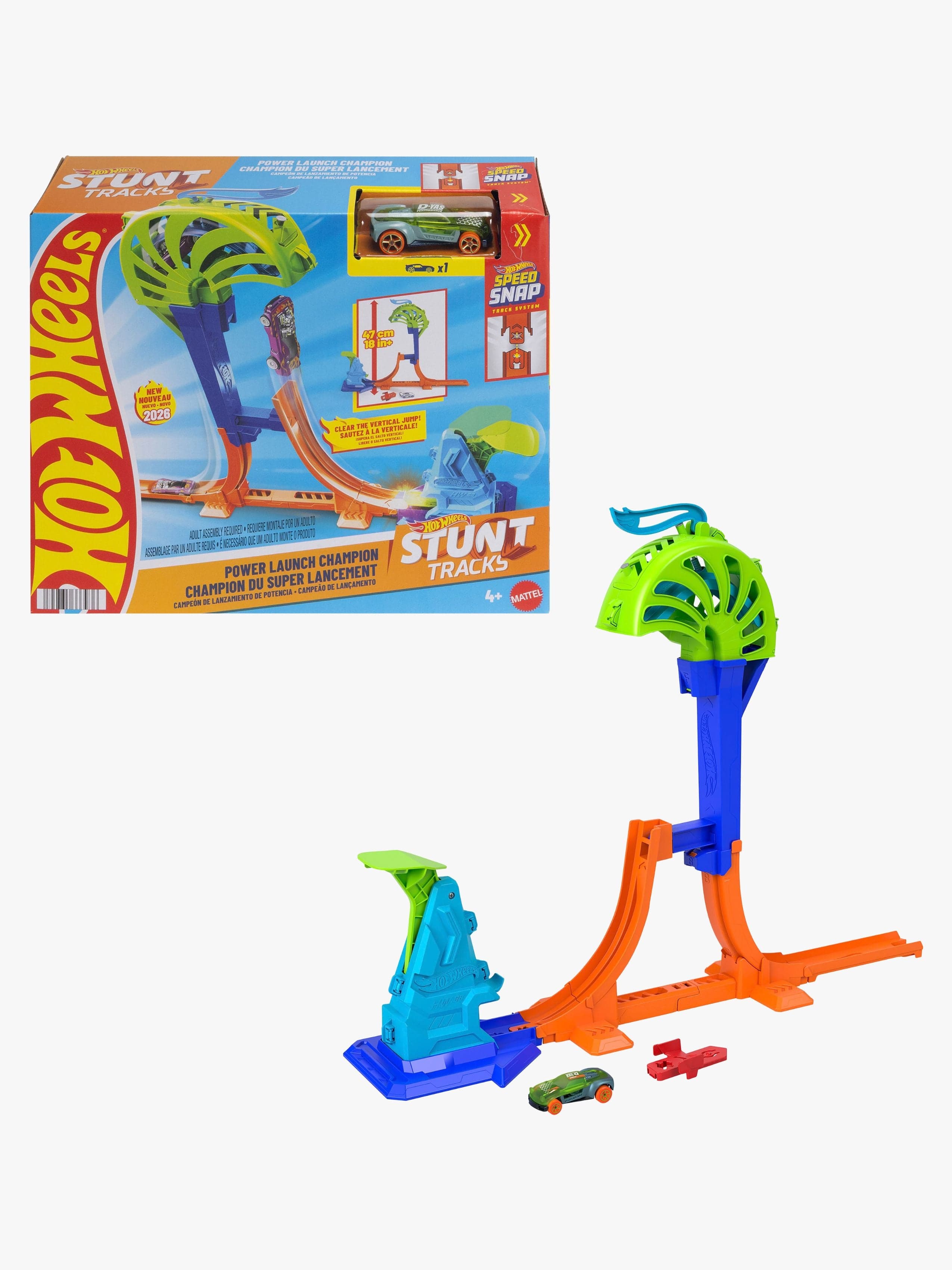 Hot Wheels Stunt Tracks Autorata Power Launch Champion