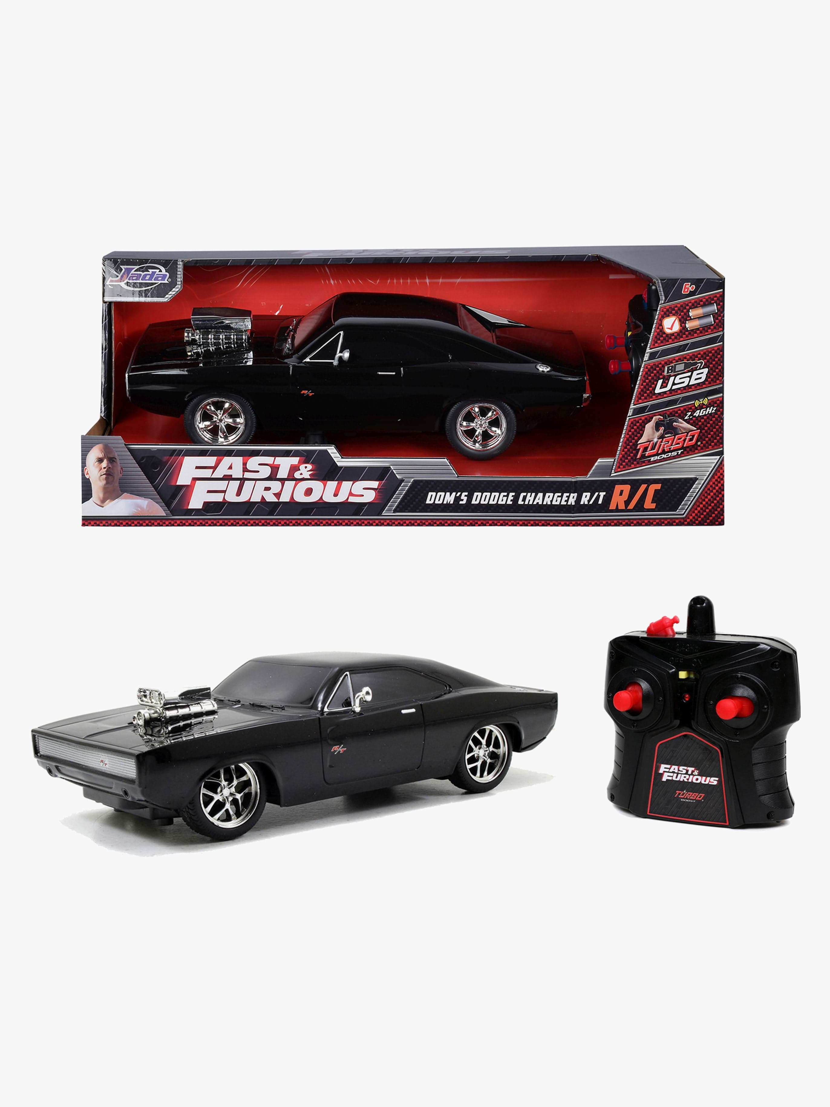 Fast& Furious Radiostyrd 1970 Dodge Charger