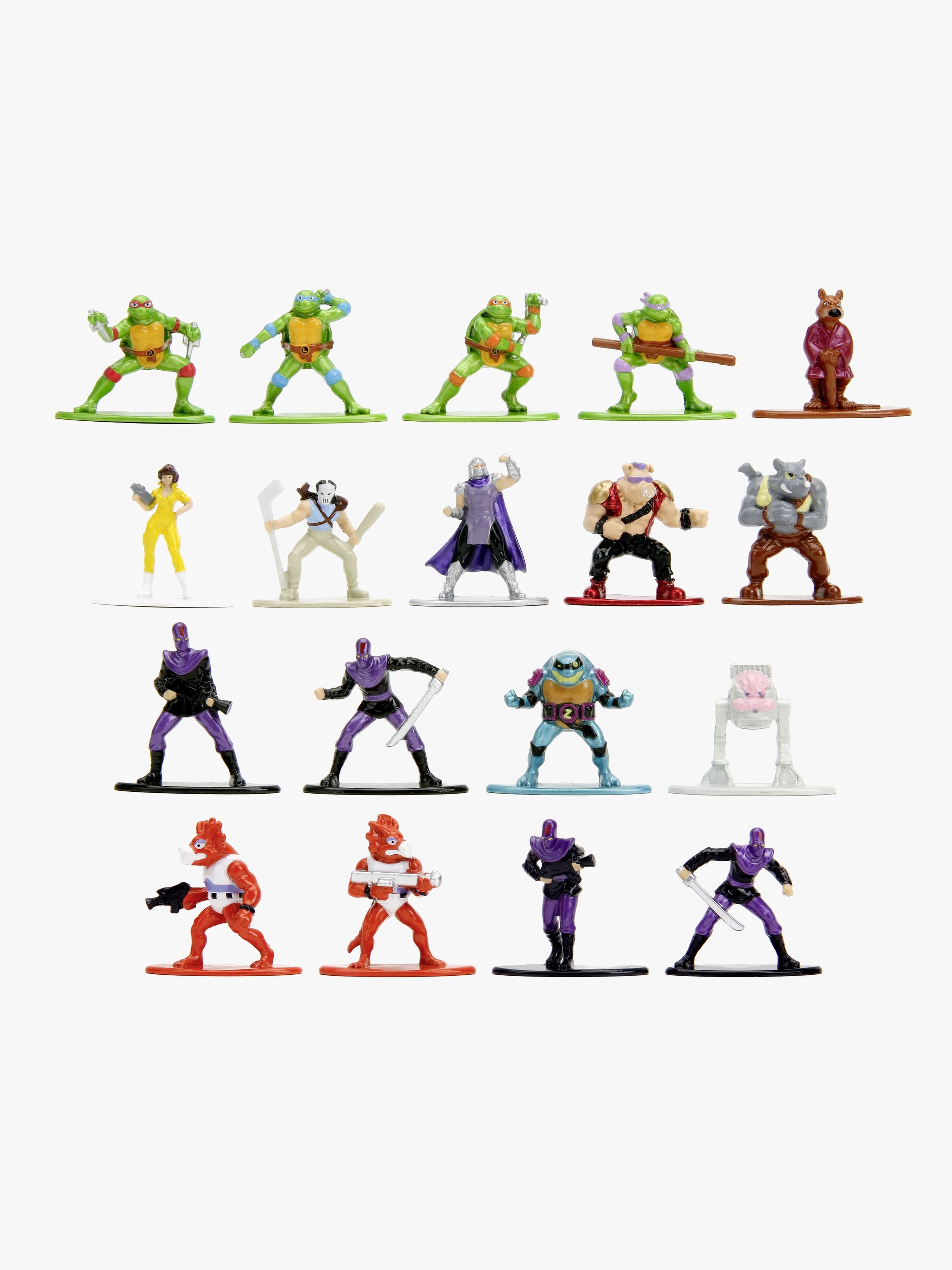 Jada Toys Turtles Nano Figuurisetti Wave 1 18 Kpl