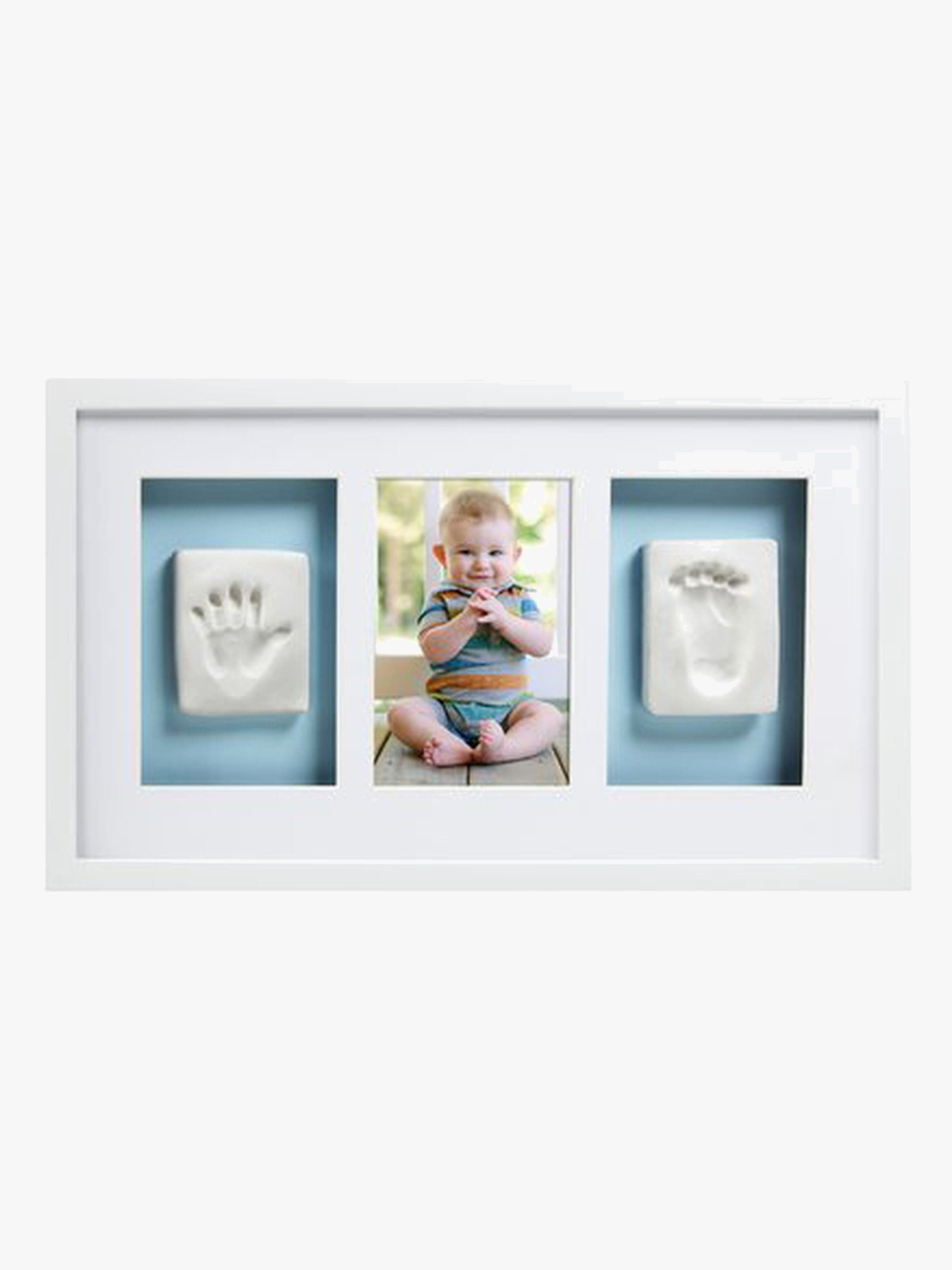 Pearhead Babyprints Deluxe Valokuvakehykset Tripla, Valkoinen