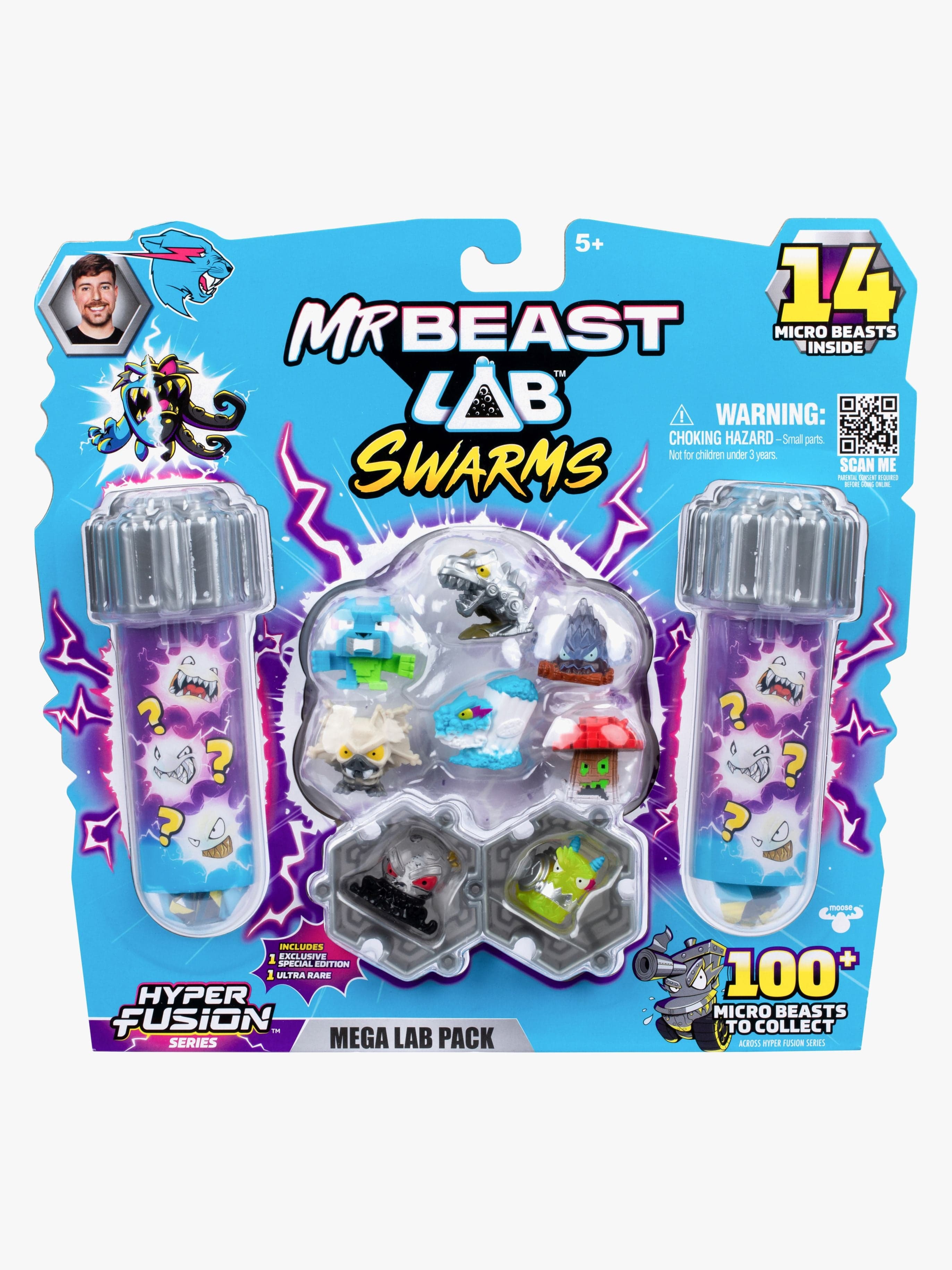 Beast Lab Swarms Keräilyfiguurit Hyper Fusion 14-pack