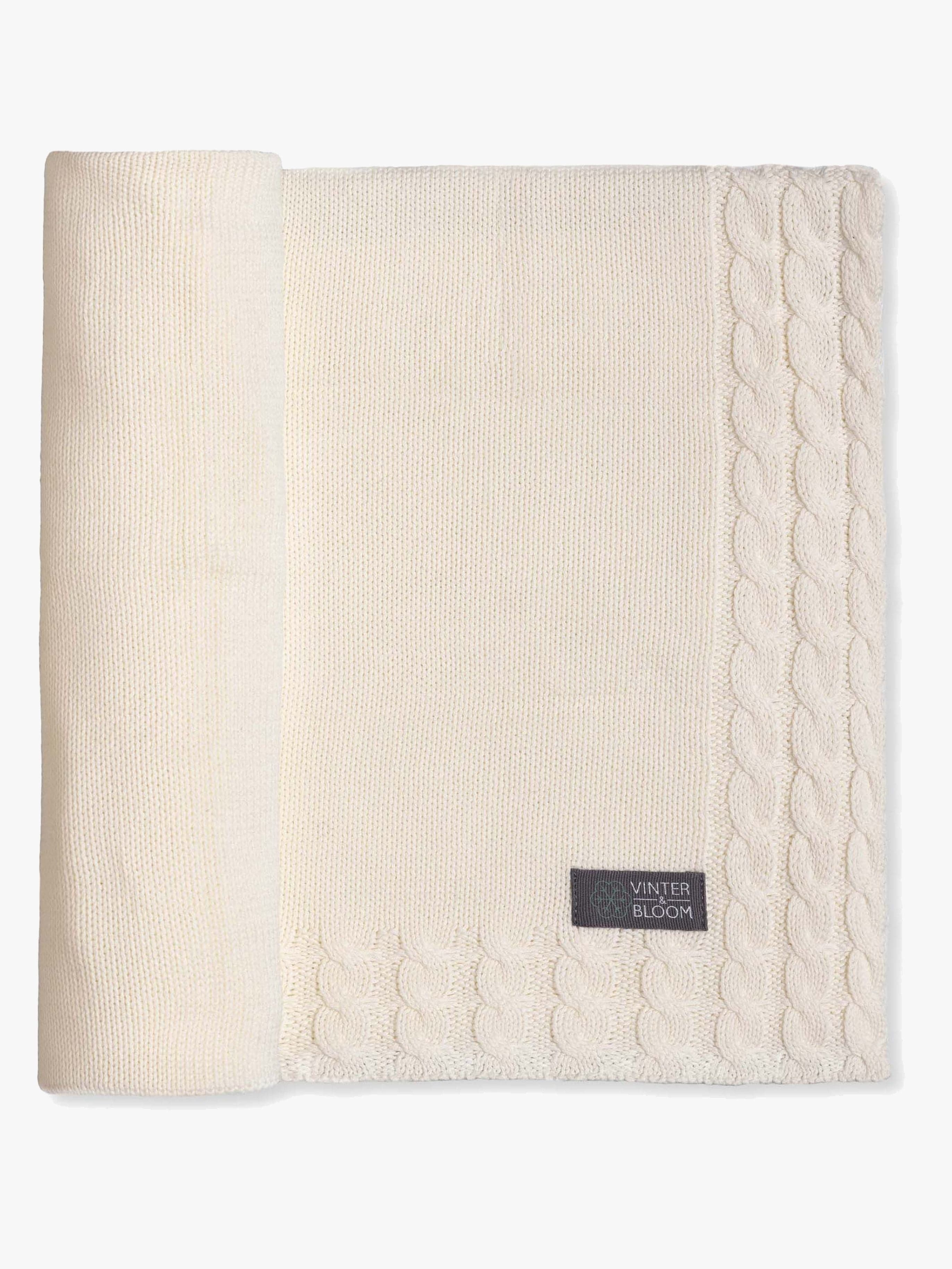 Vinter & Bloom Joy EKO Neuleviltti, Warm White