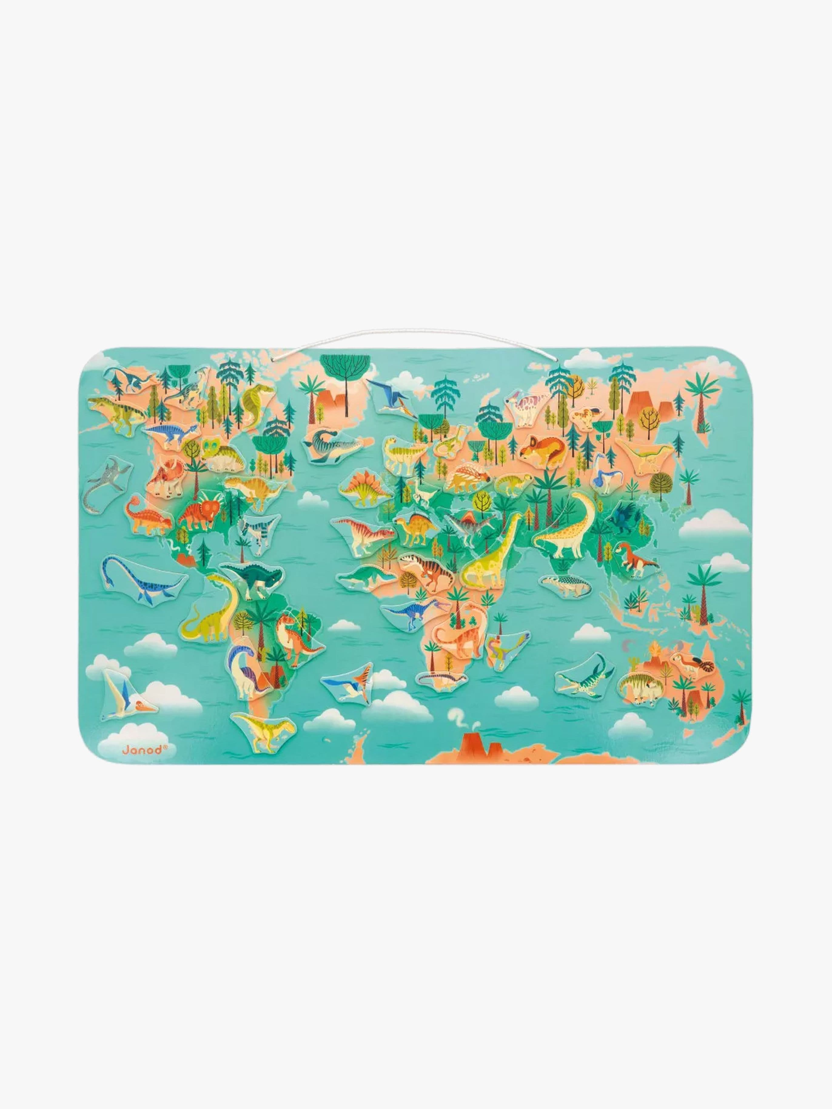 Janod DINO Magneettinen Maailmankartta