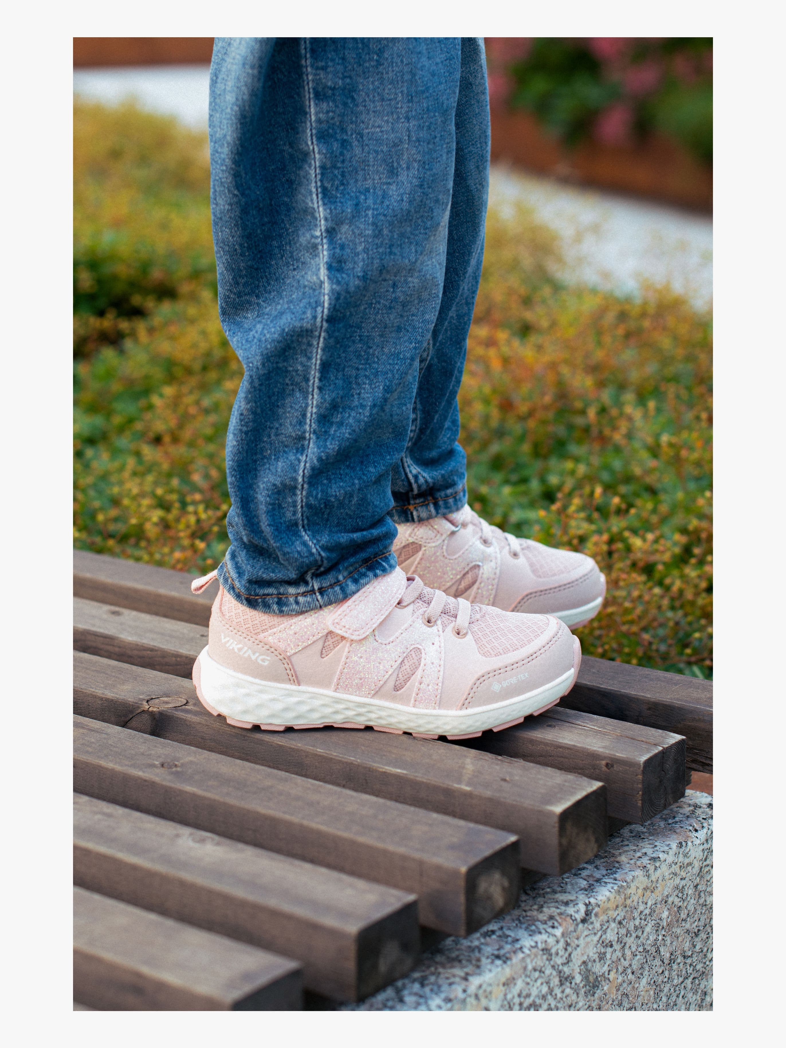 Viking Fun Glitter 1V GTX Lenkkarit, Light Pink, 30