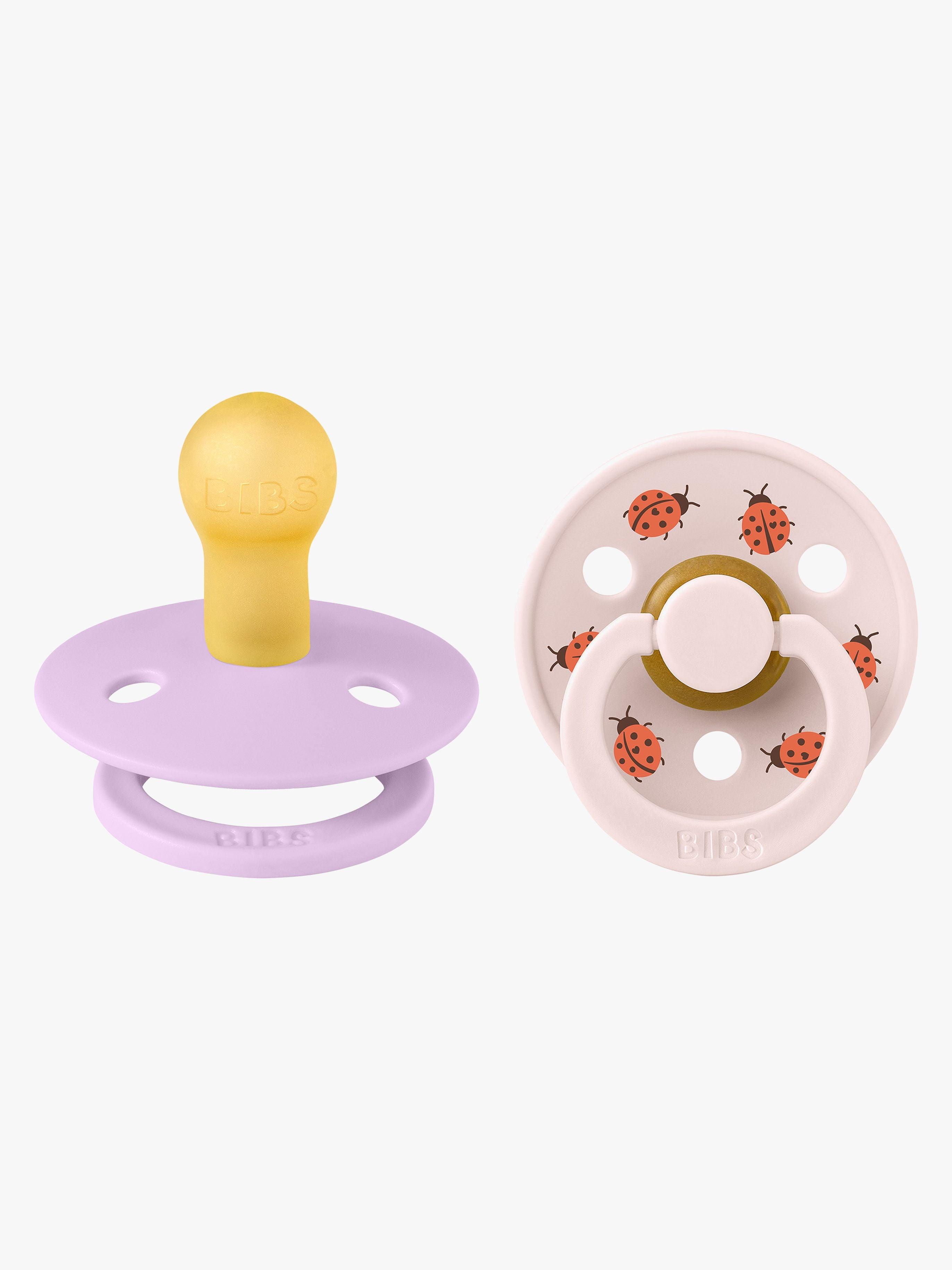 BIBS Studio Colour Ladybug Tutti 2-pack Lateksi Koko 1, Violet Sky