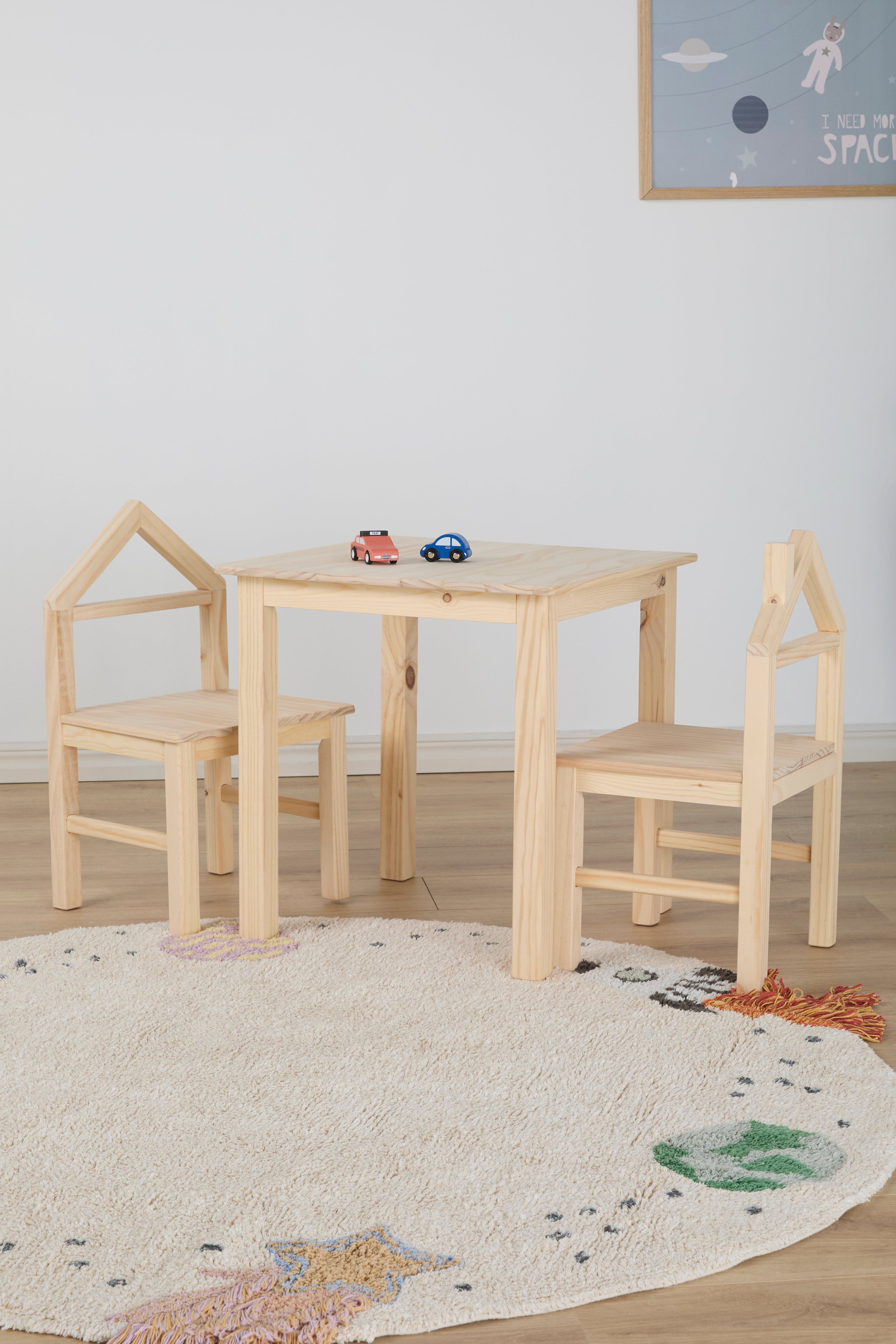 JLY House Pöytä + Tuolit, Puu