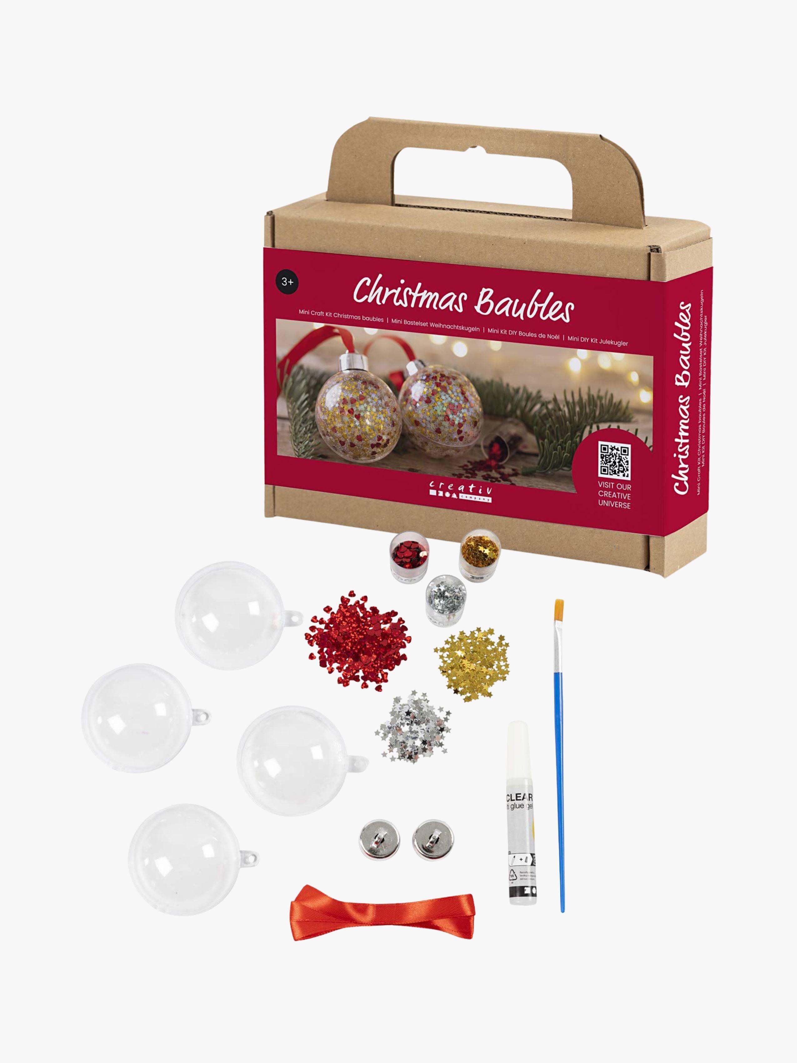 Creativ Company Mini DIY Askartelusetti Joulupallot