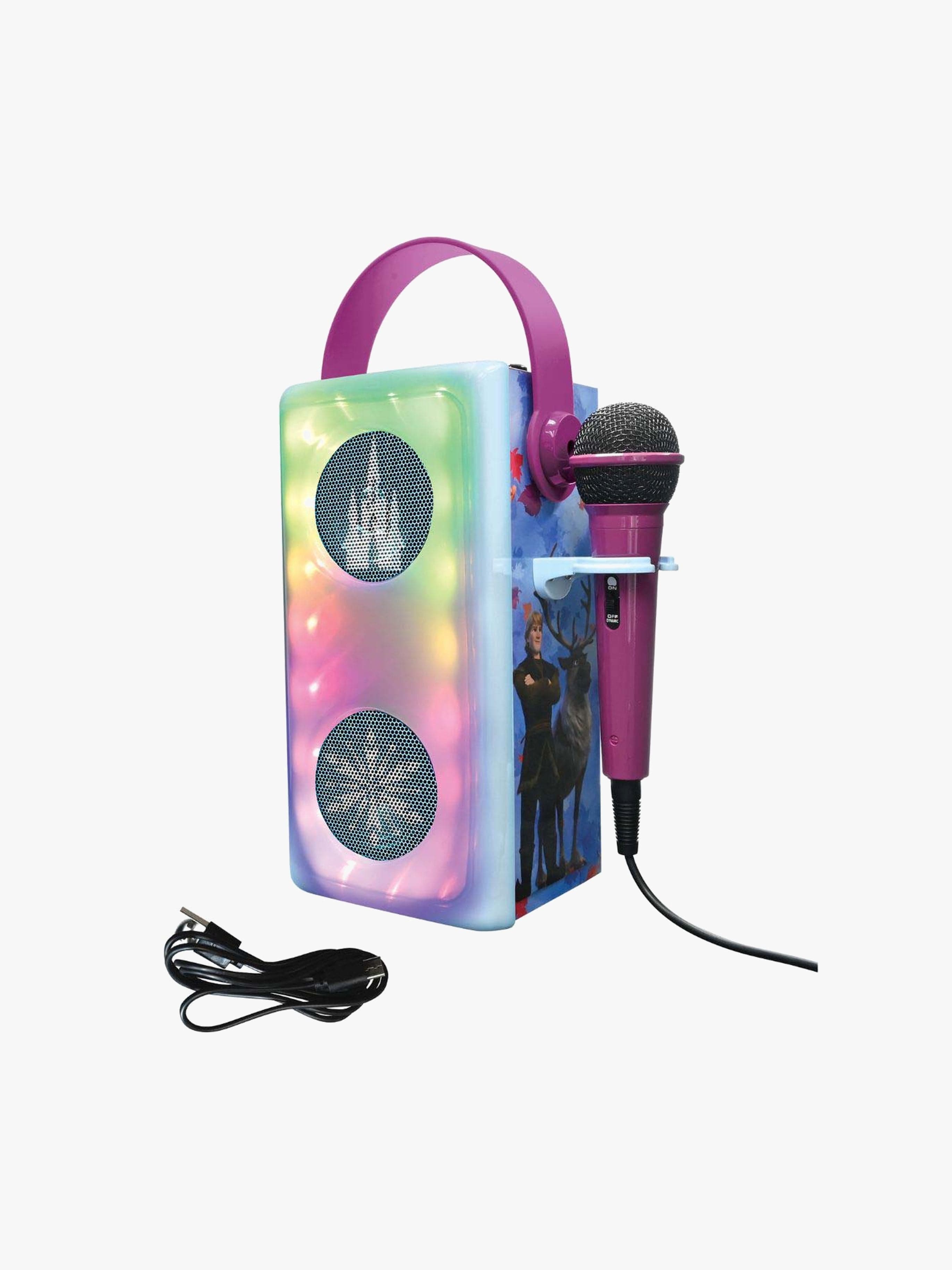 Disney Frozen Kaiutin Valoilla + Mikrofoni