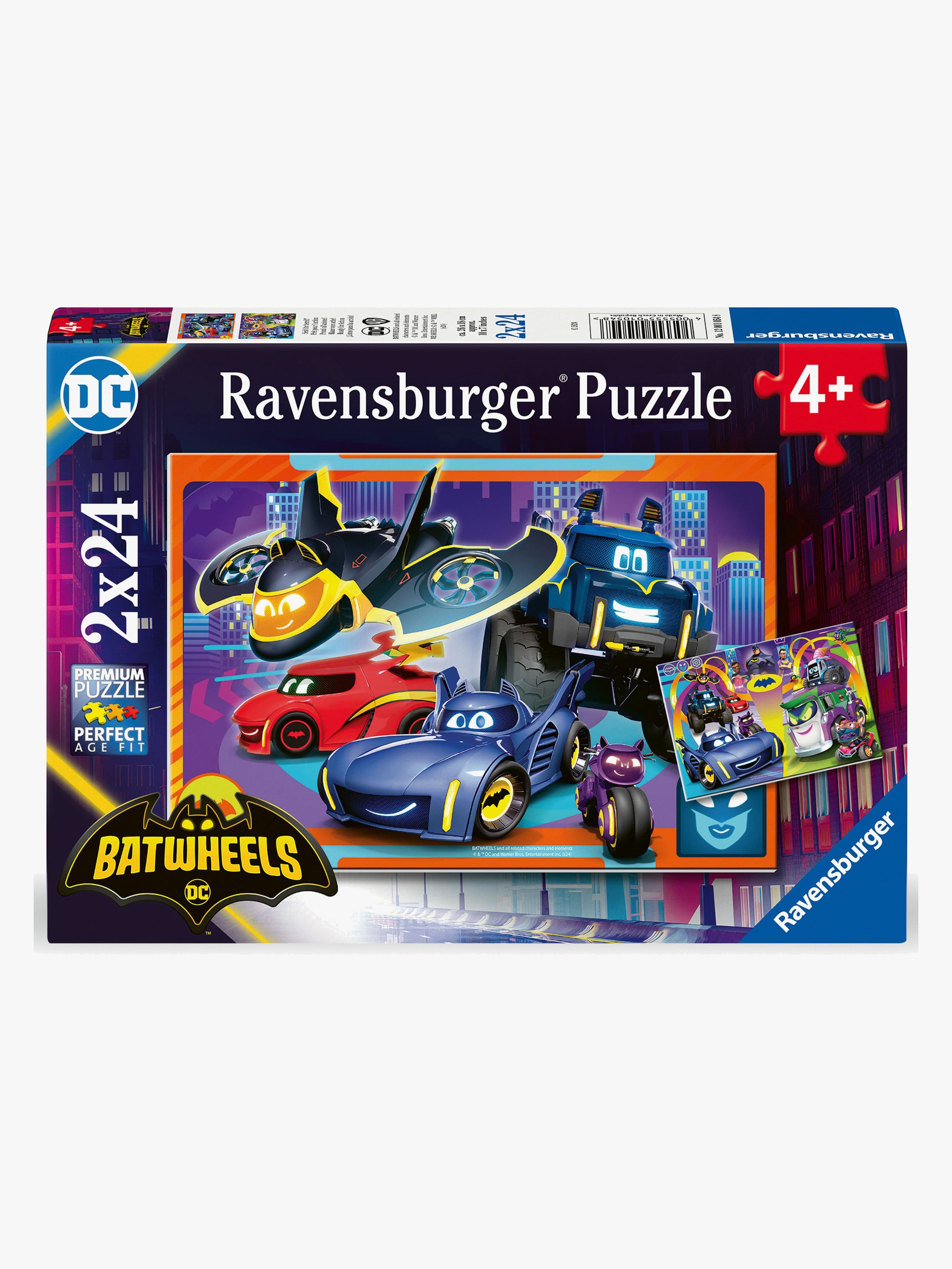 Ravensburger Batwheels Palapelit 2x24 Palaa