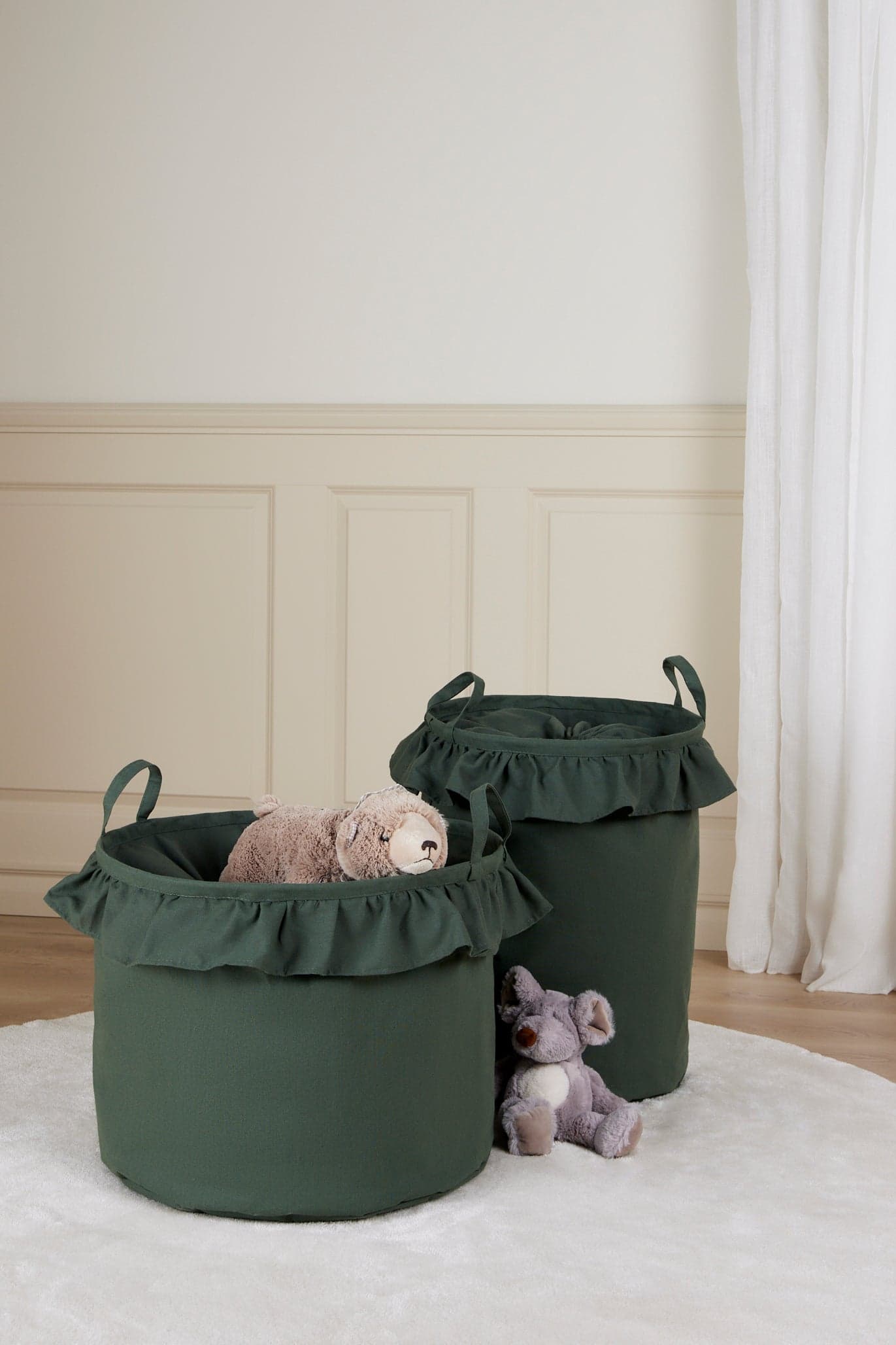 Alice & Fox DEMI Säilytyskori 2-pack, Dusty Green