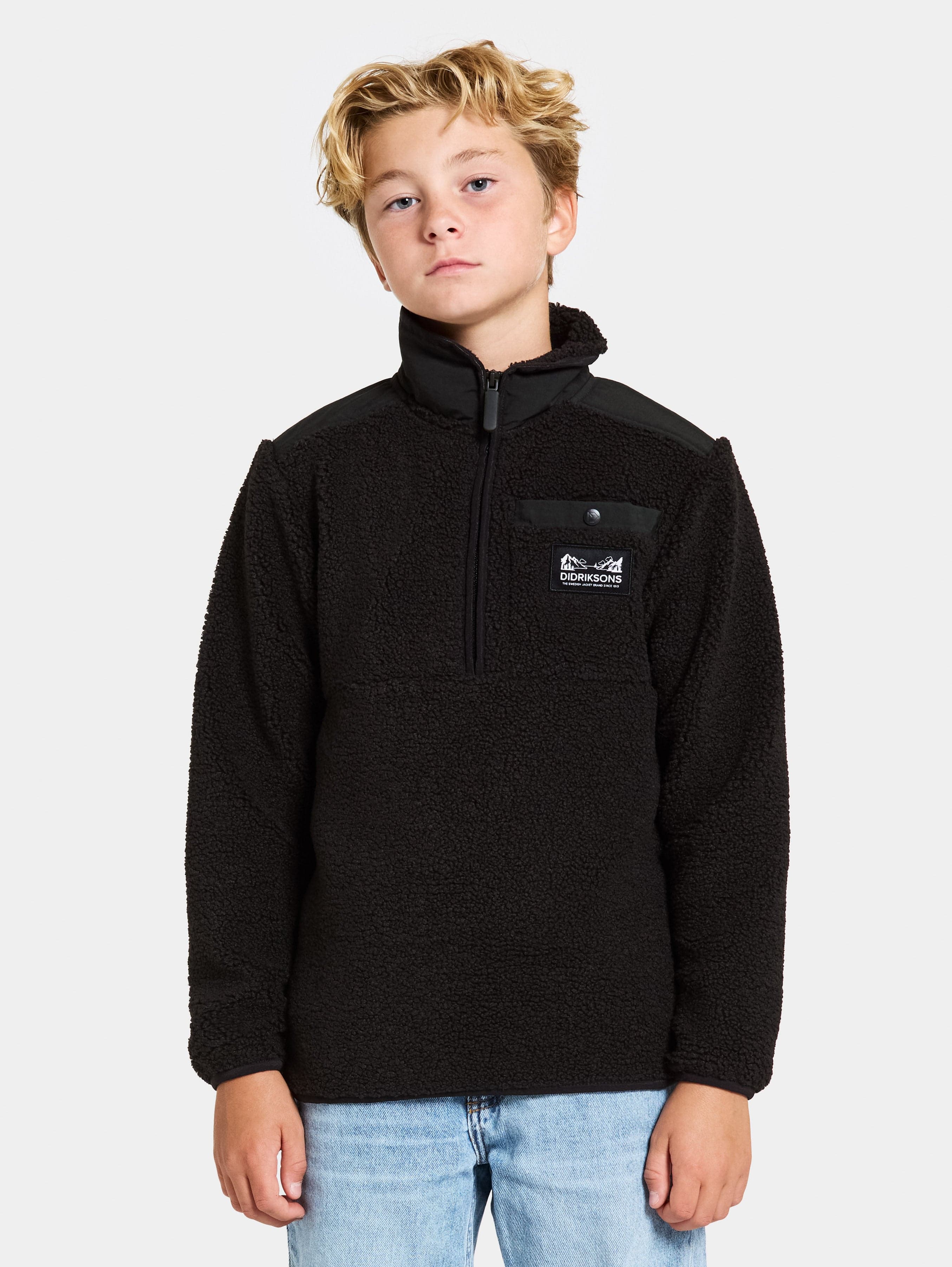 Didriksons Exa Teddytakki, Musta, 120