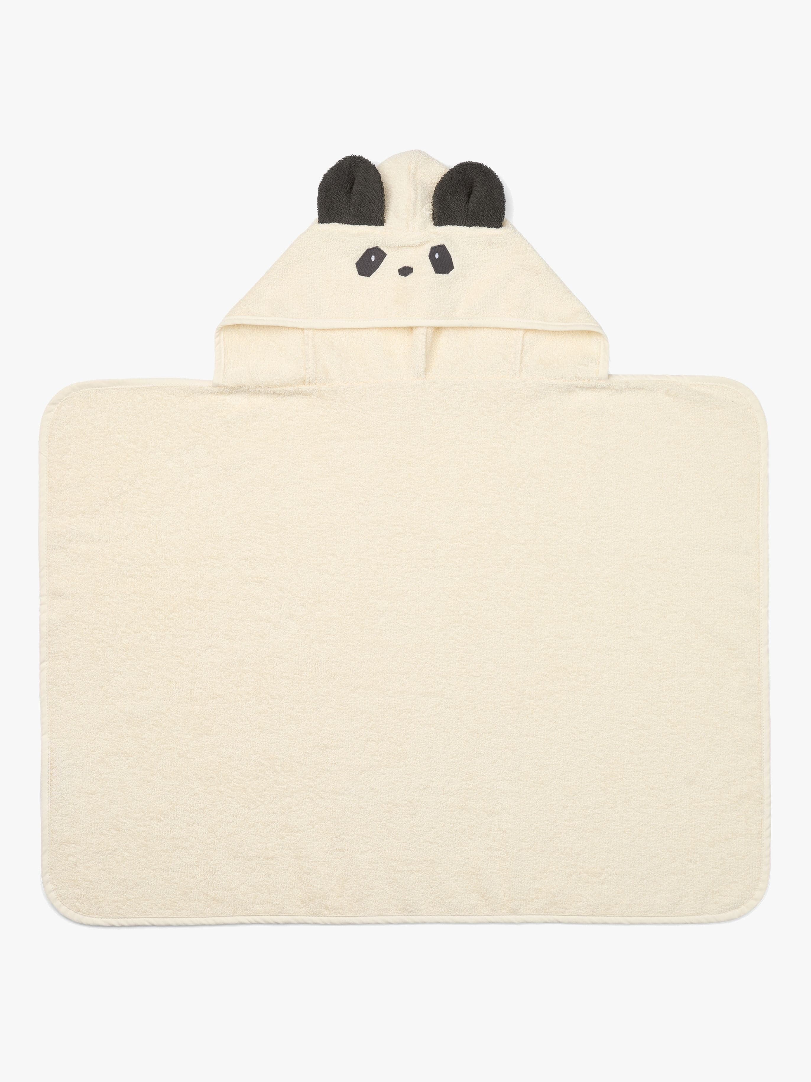 LIEWOOD Vilas Panda Pyyhe + Huppu, Creme de la creme