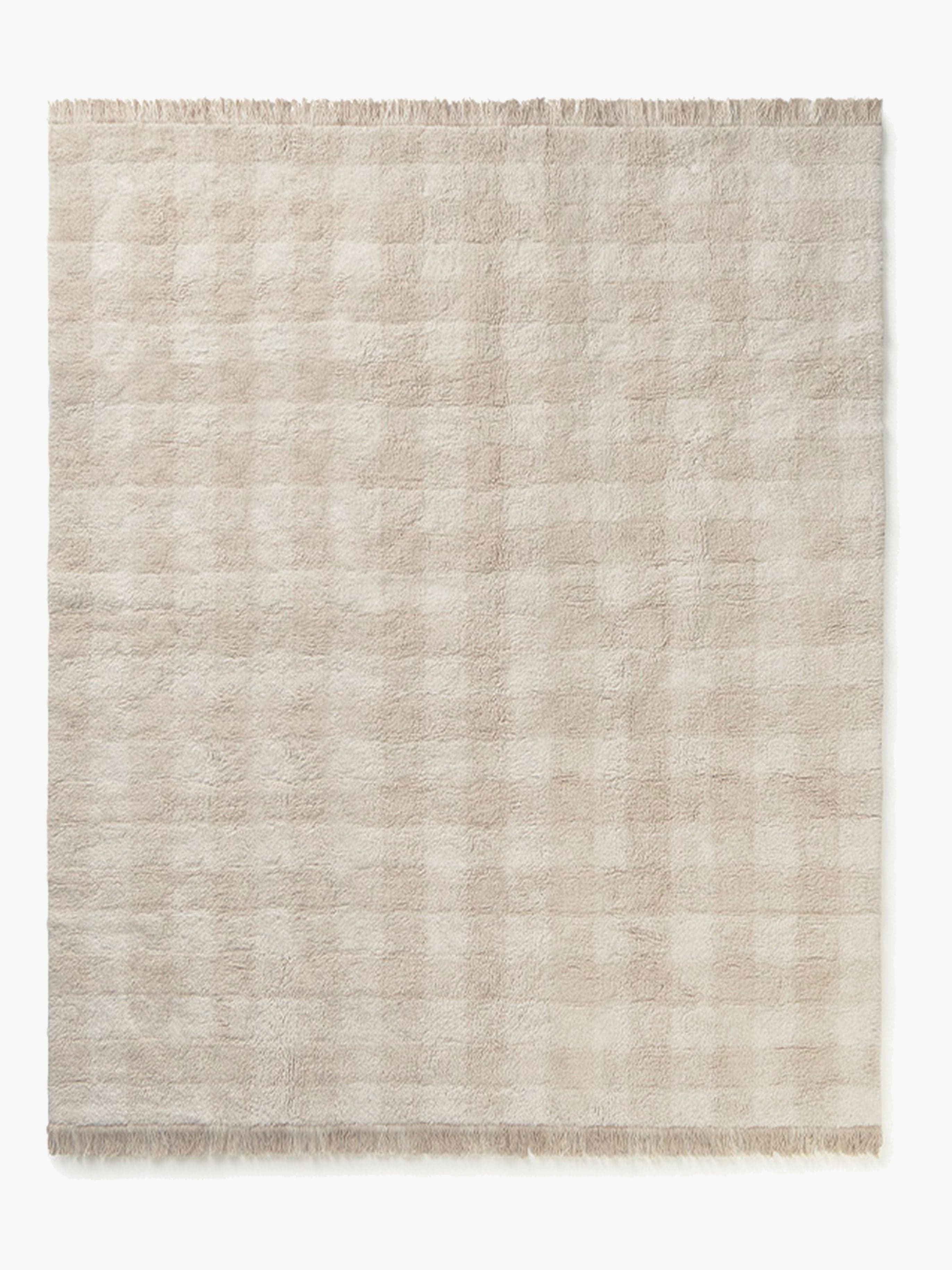 Lorena Canals Pestävä Vichy Matto 150x180 cm, Ivory