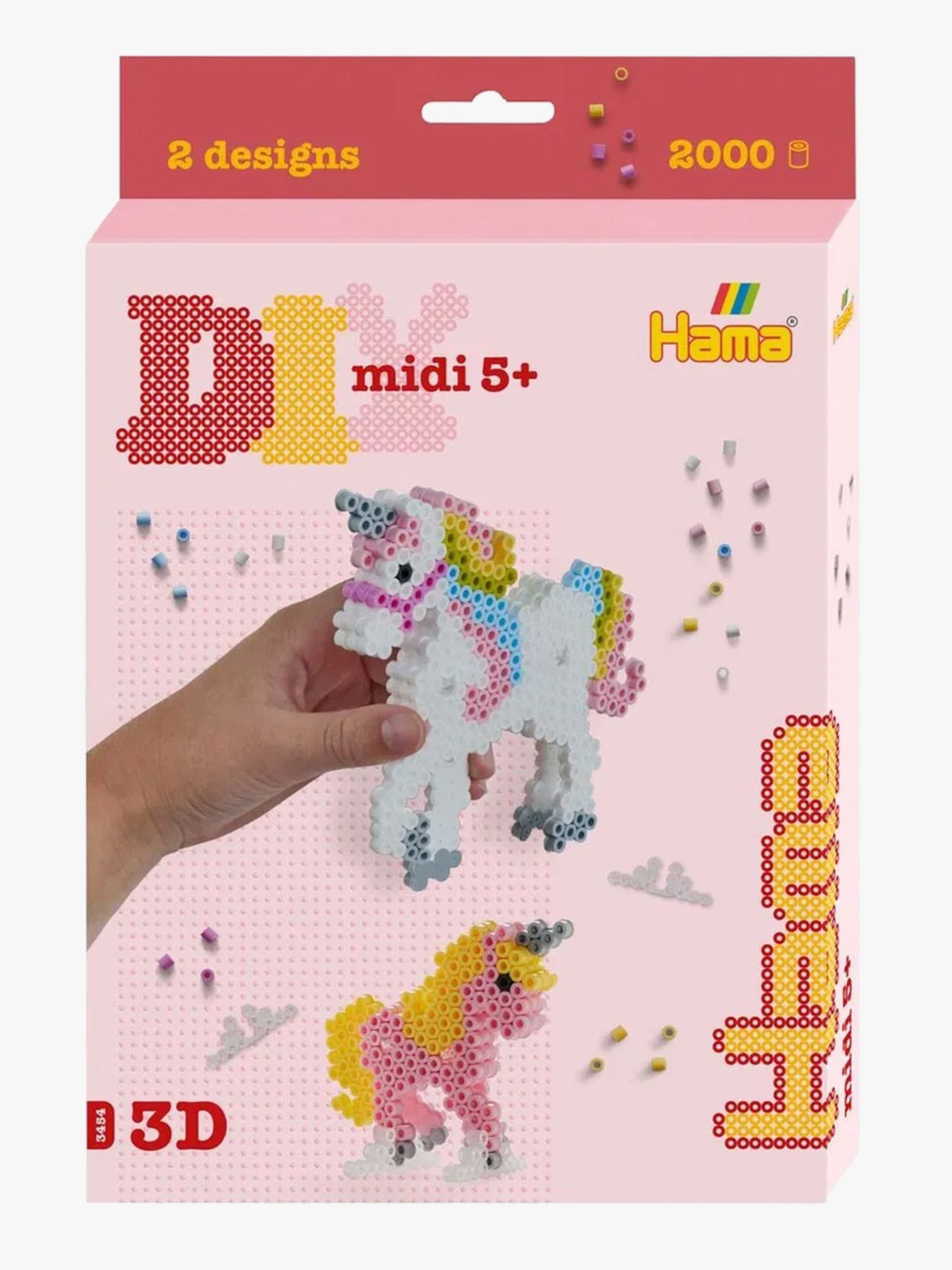 Hama Midi Helmisetti Yksisarvinen 2000 Kpl