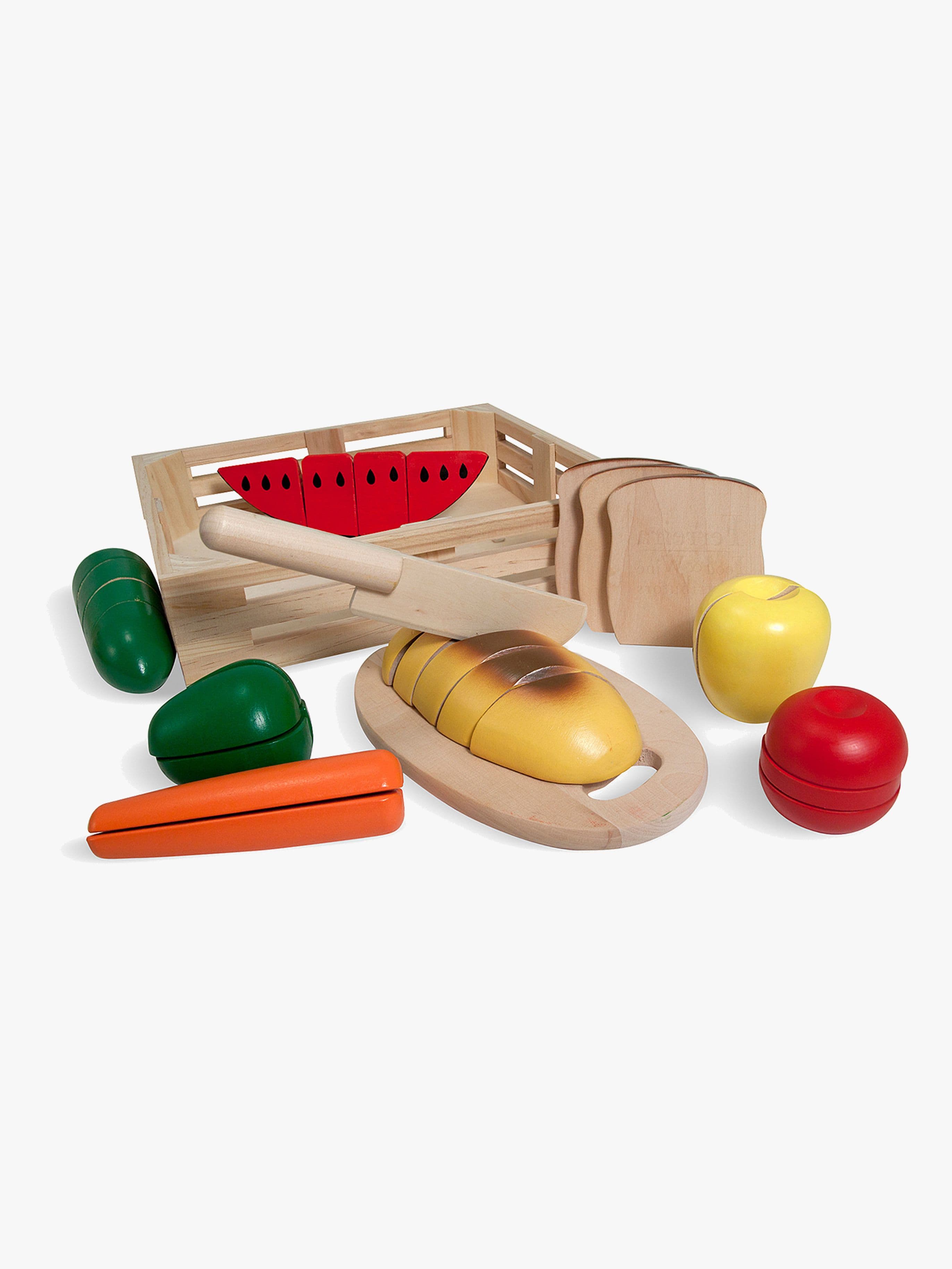 Melissa & Doug Leikkiruoka + Veitsi & Leikkuulauta 25