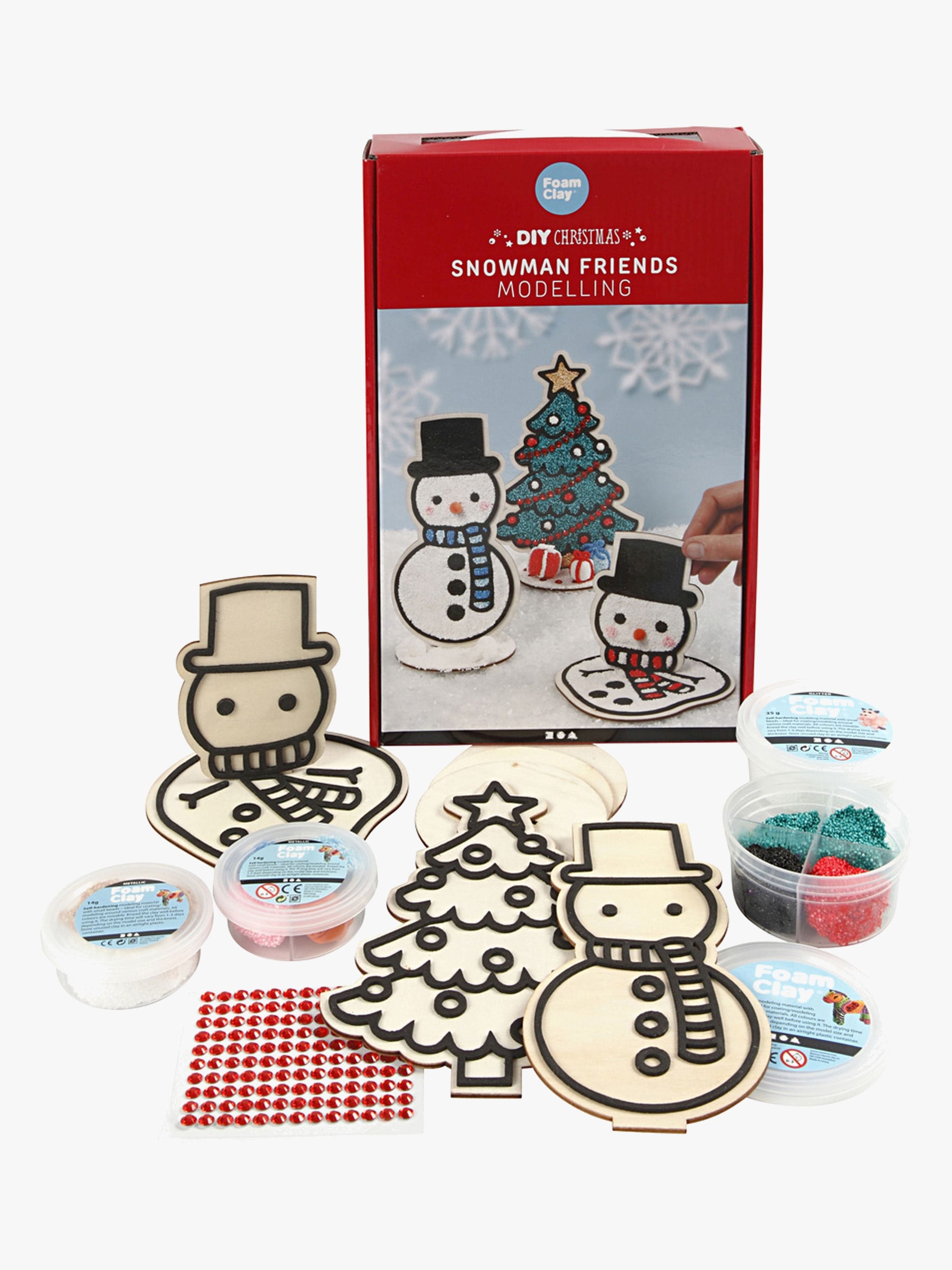 Creativ Company Askartelusetti Lumiukko Ja Joulukuusi