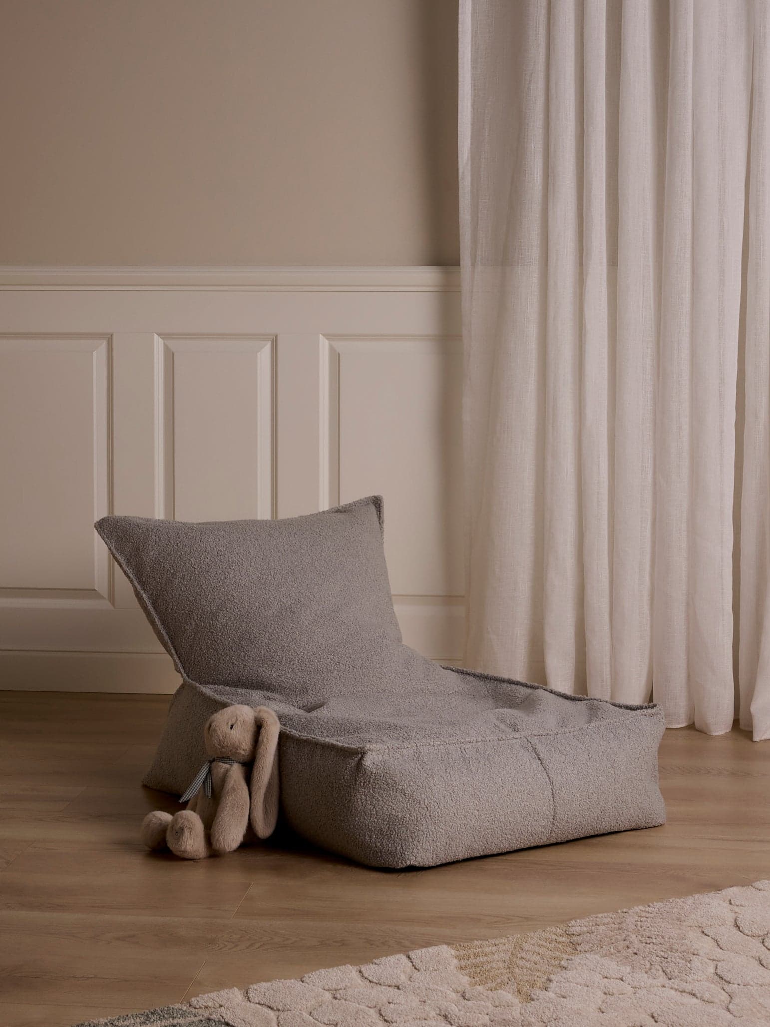 Alice & Fox PIXIE Säkkituoli, Harmaa