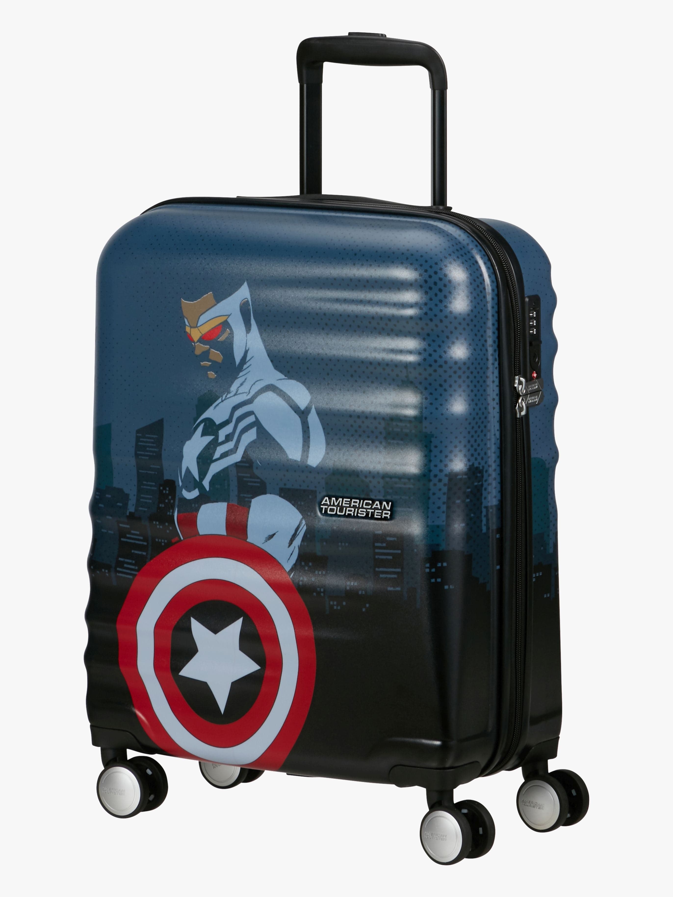 American Tourister Wavebreaker Matkalaukku 36L, Marvel Captain America City