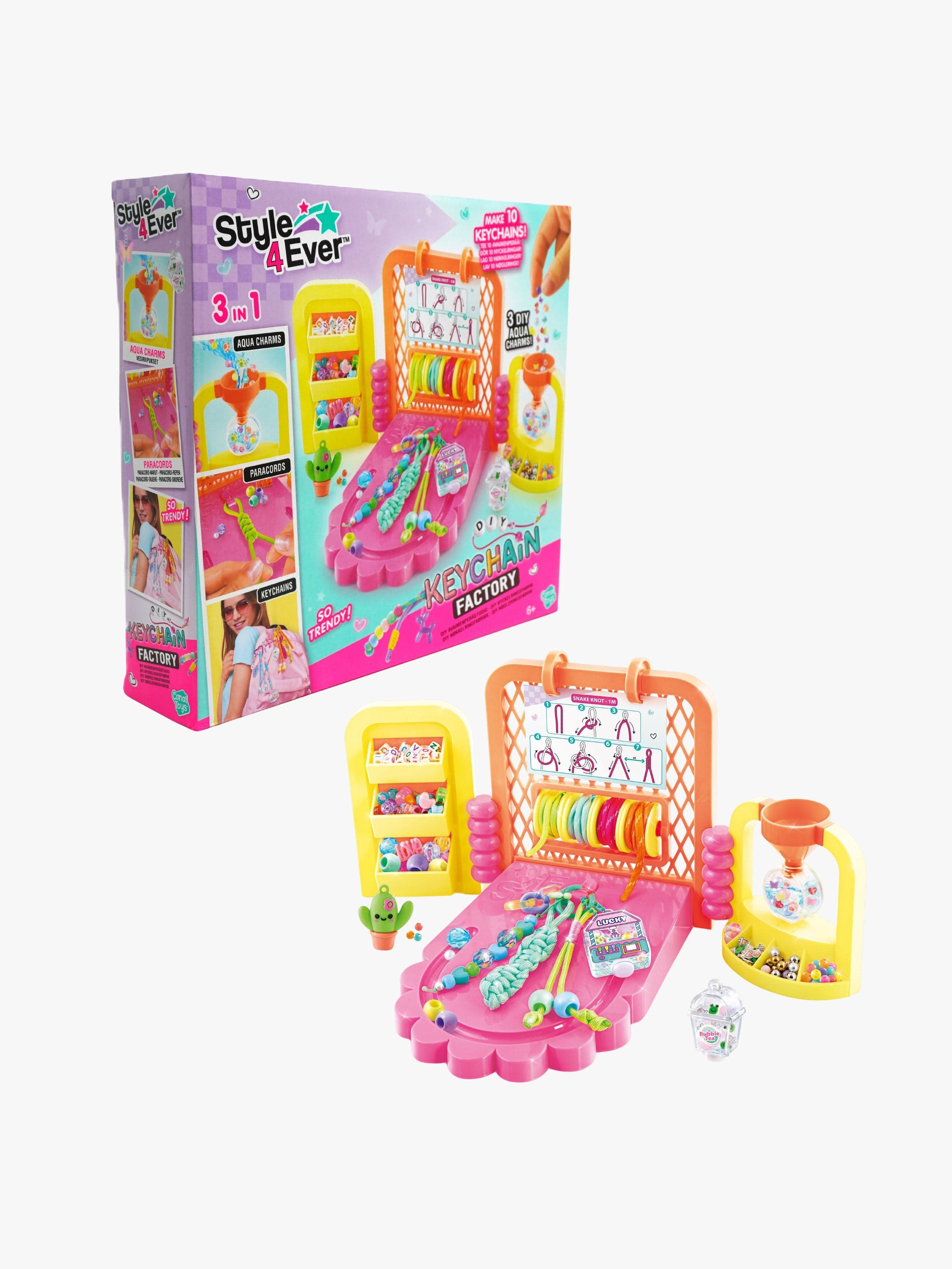 Style 4 Ever Askartelusetti DIY Keychain Factory