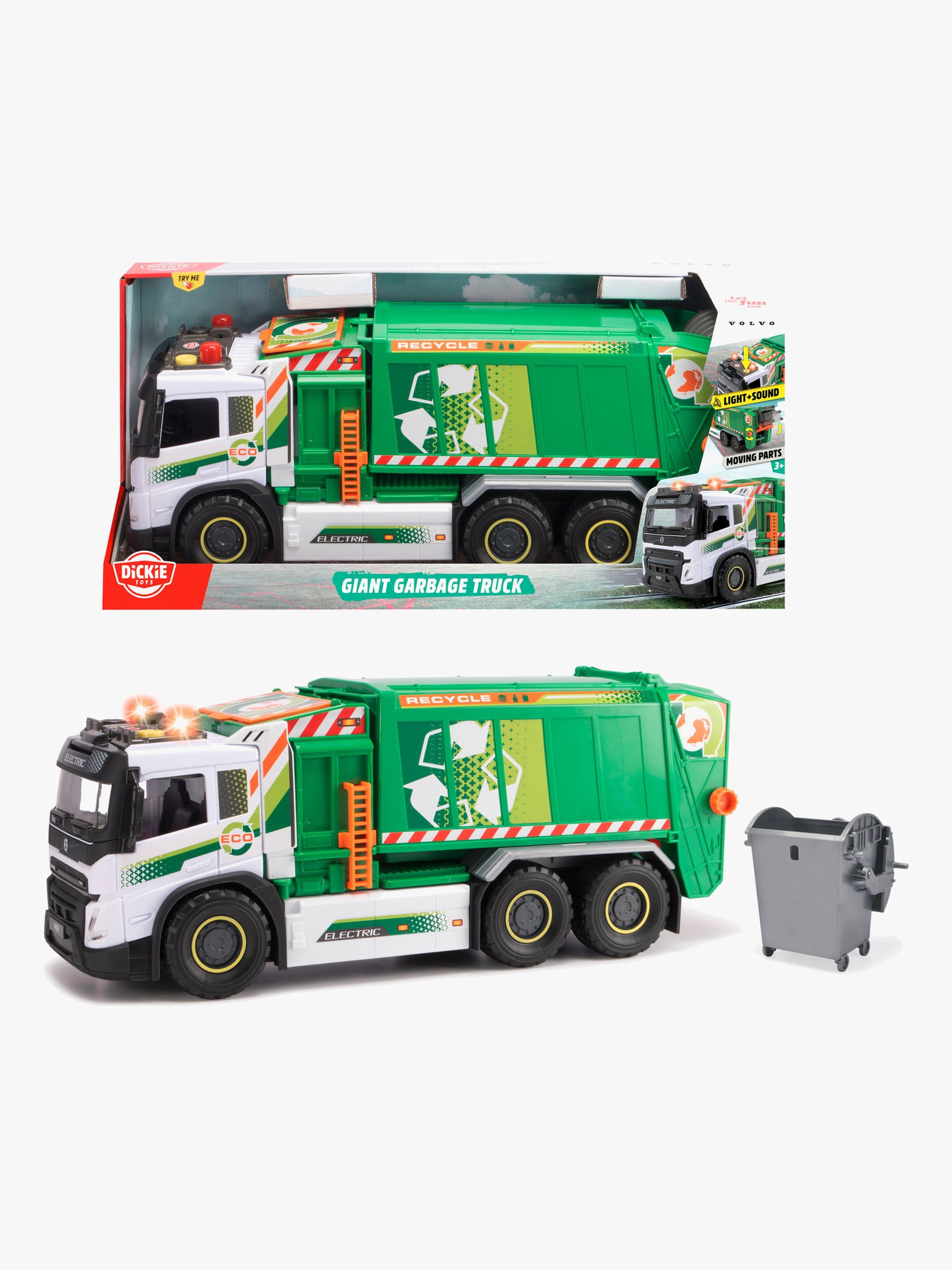 Dickie Toys Suuri Volvo Roska-auto