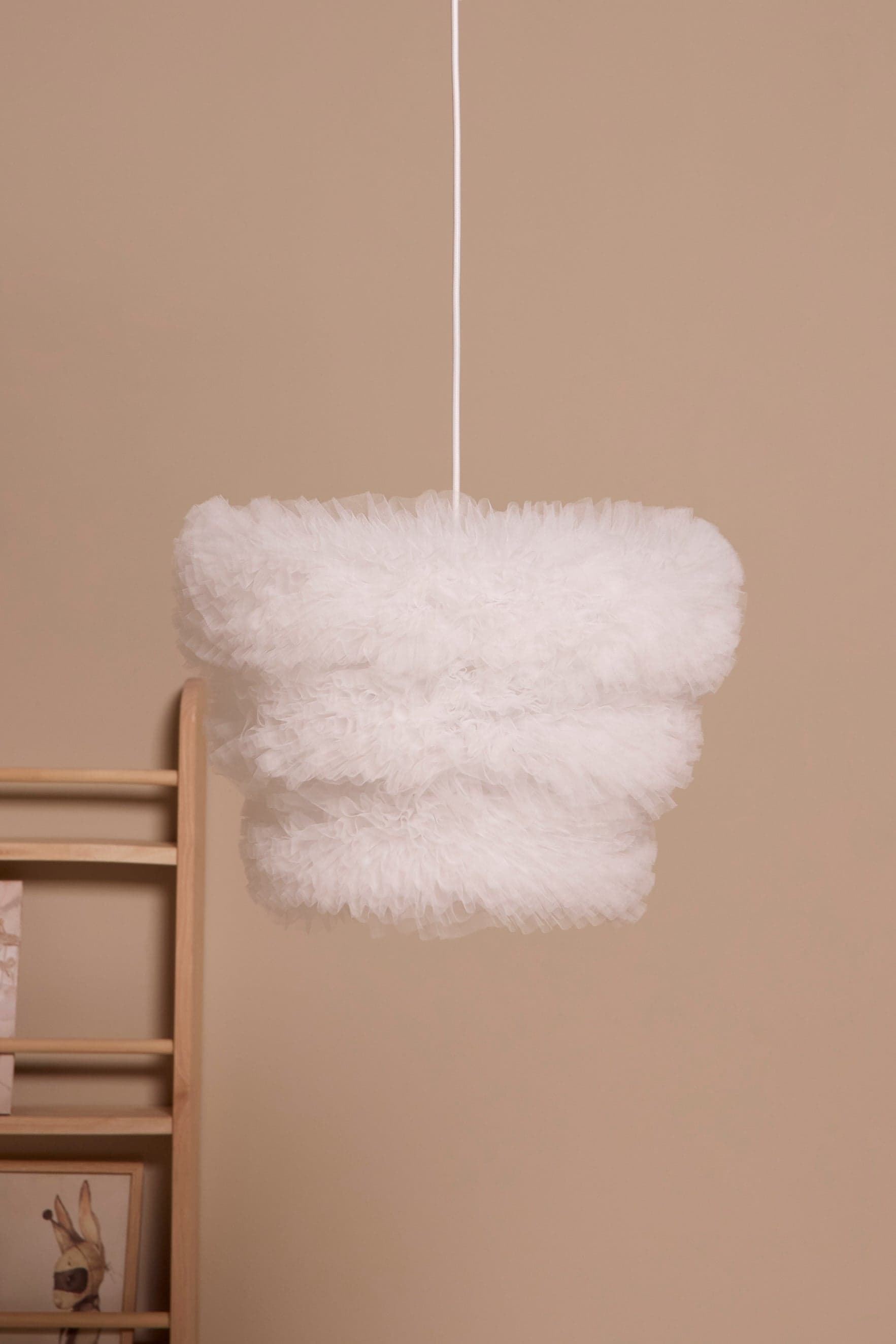 Alice & Fox LUNA Kattovalaisin 45 cm, Valkoinen