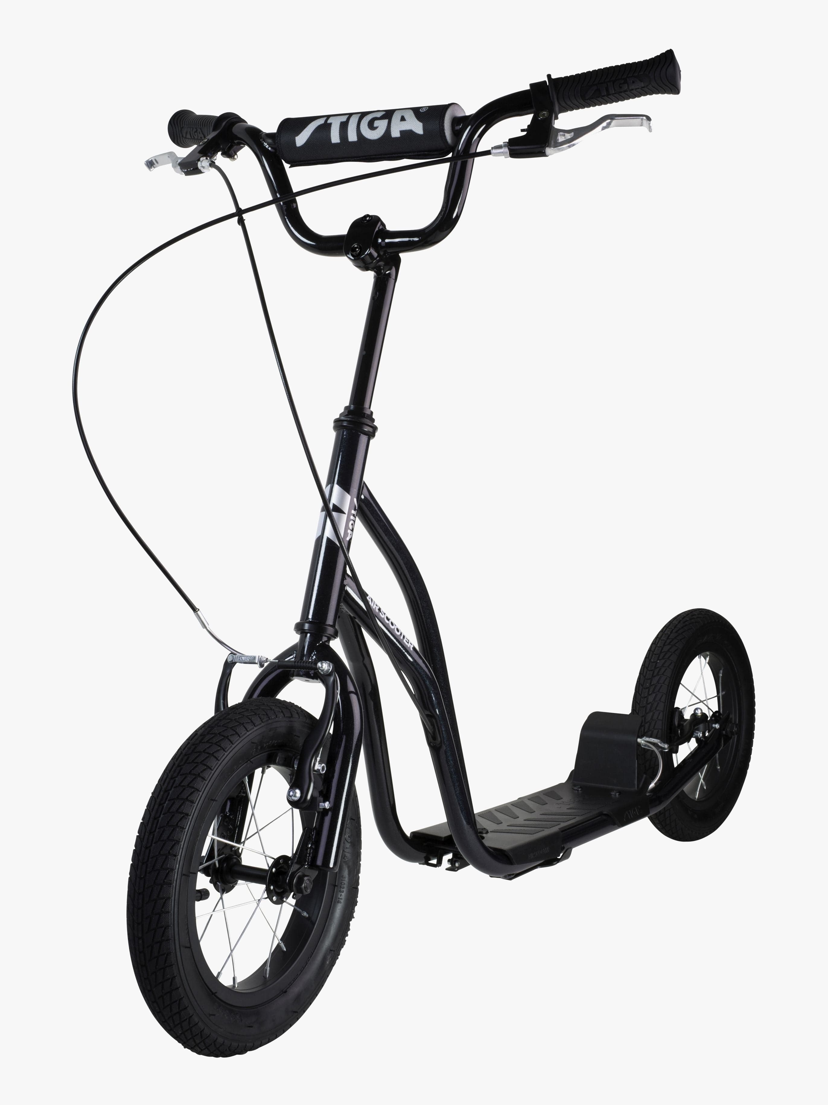 STIGA Air Scooter Kickbike 12"'"', Musta
