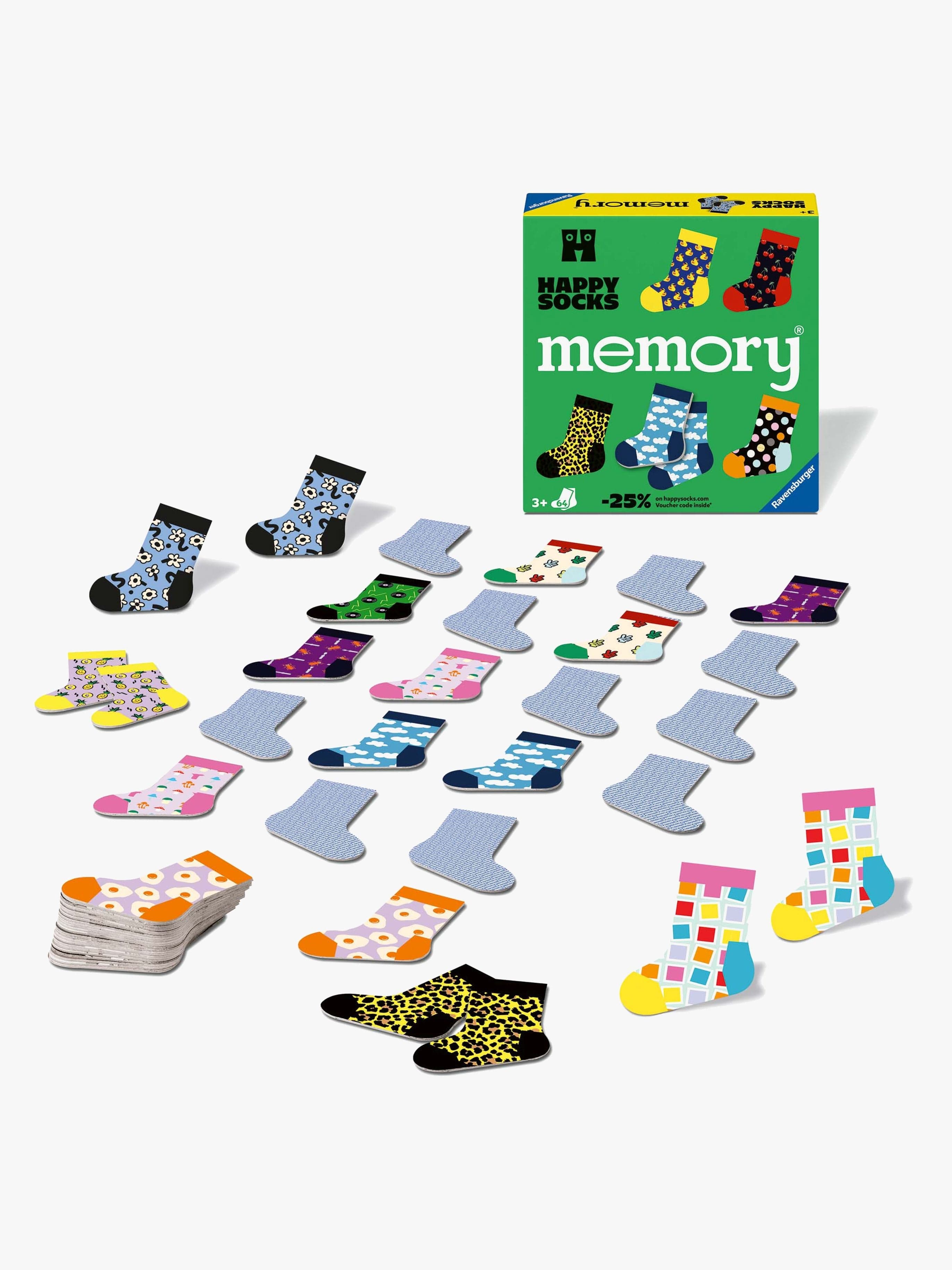 Ravensburger Happy Socks Muistipeli
