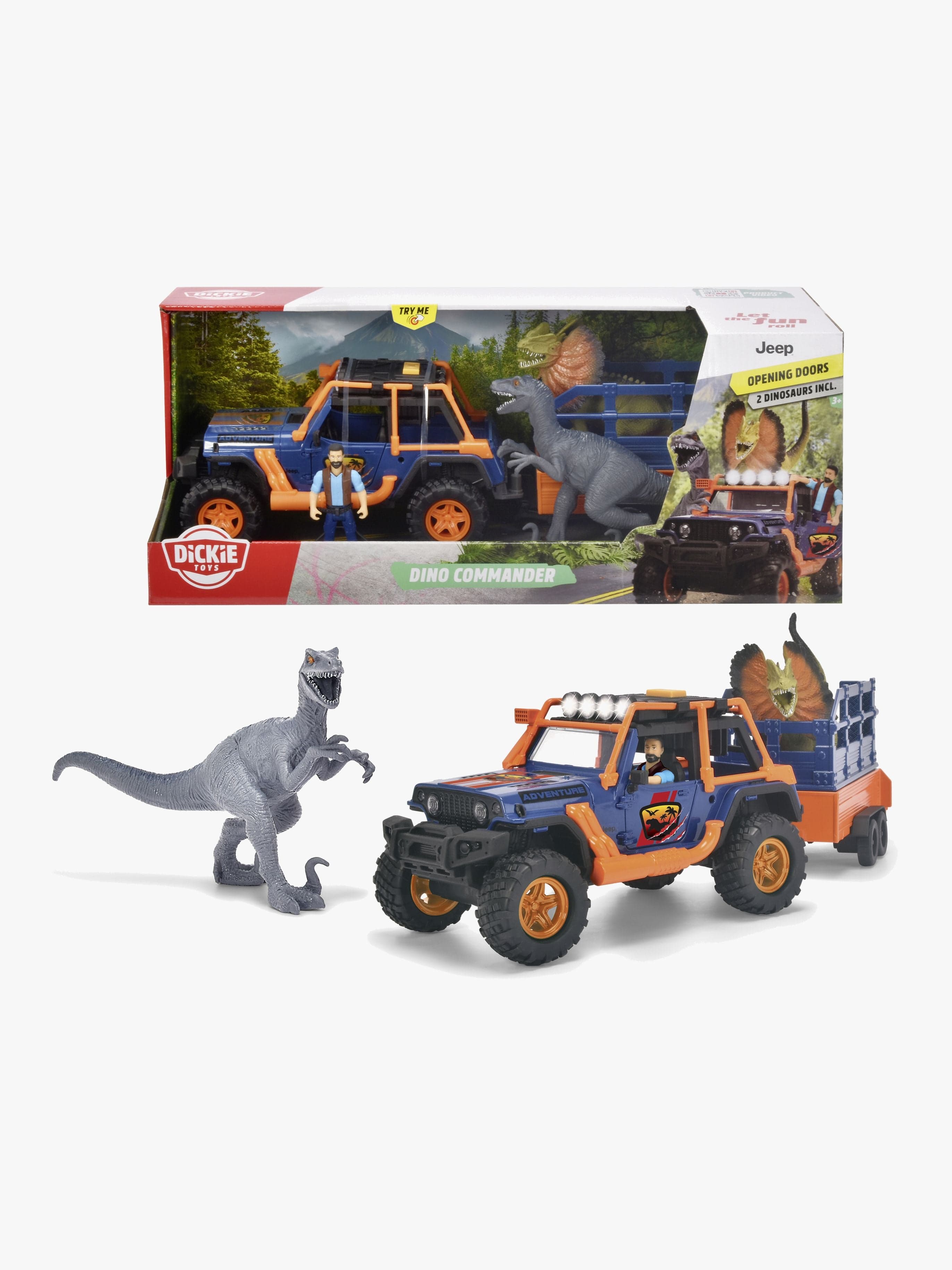 Dickie Toys Komentaja Dino Leikkisetti