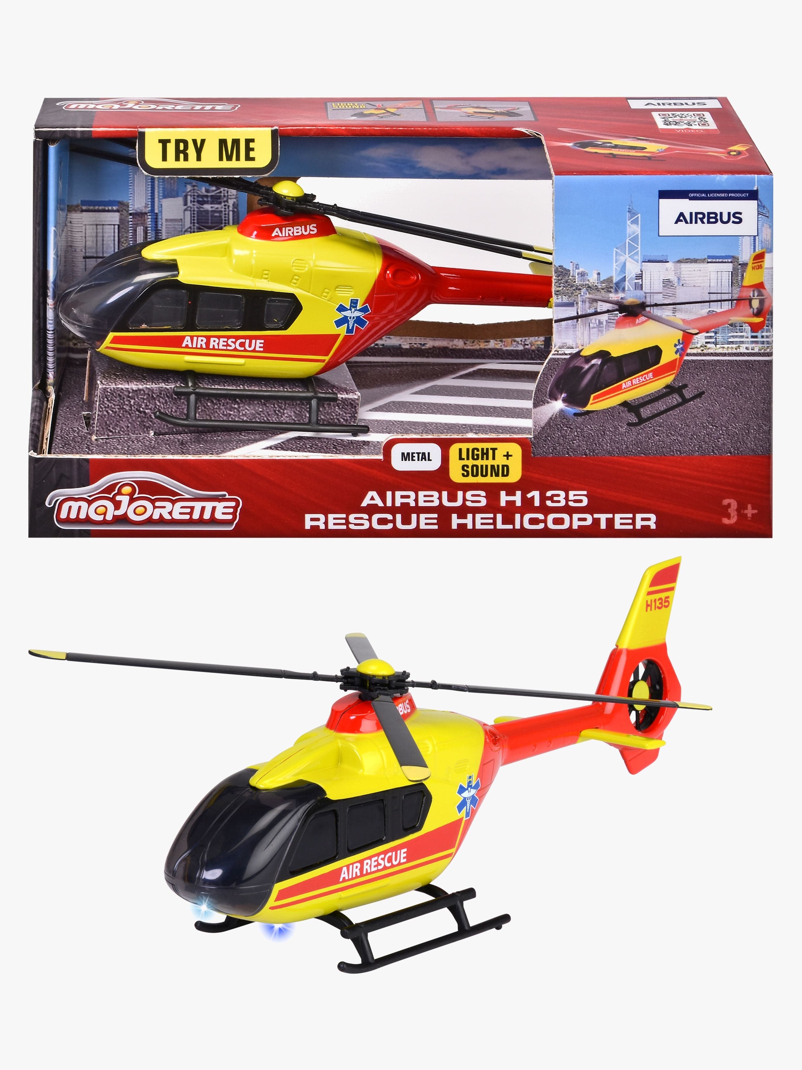 Majorette Airbus H135 Pelastushelikopteri
