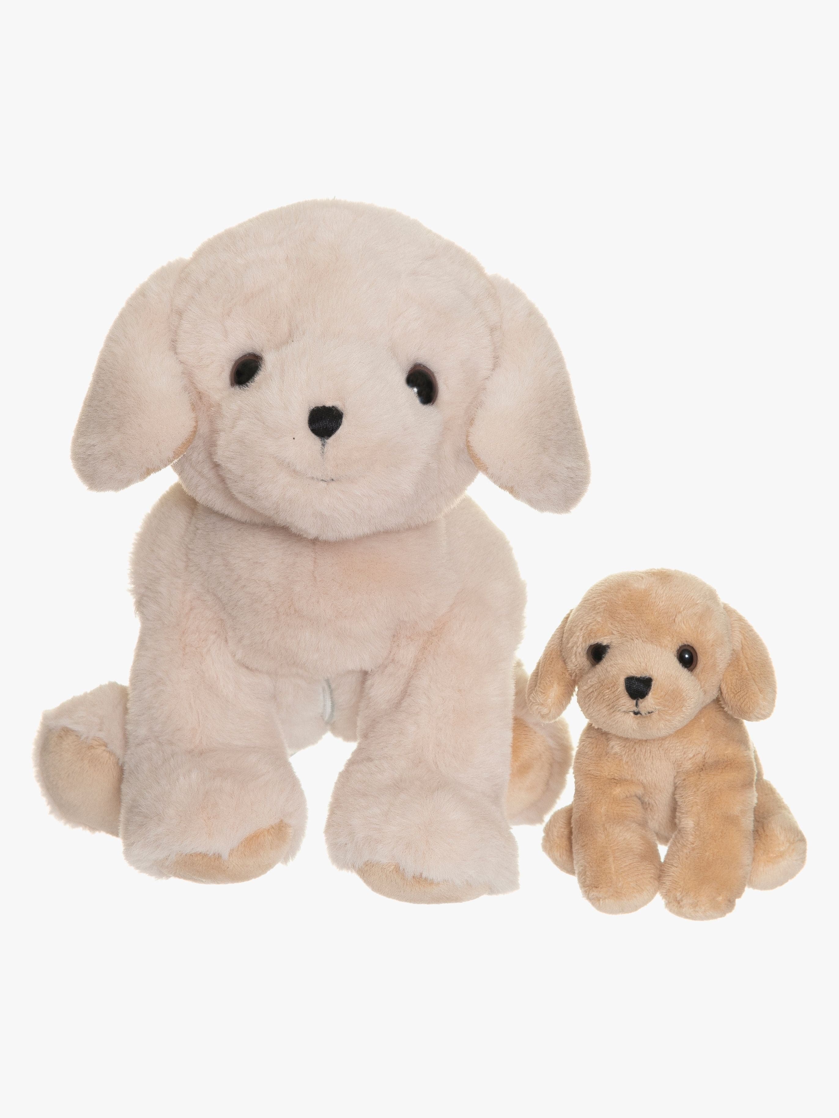 Teddykompaniet Pehmolelu Koira Tess + Koiranpentu