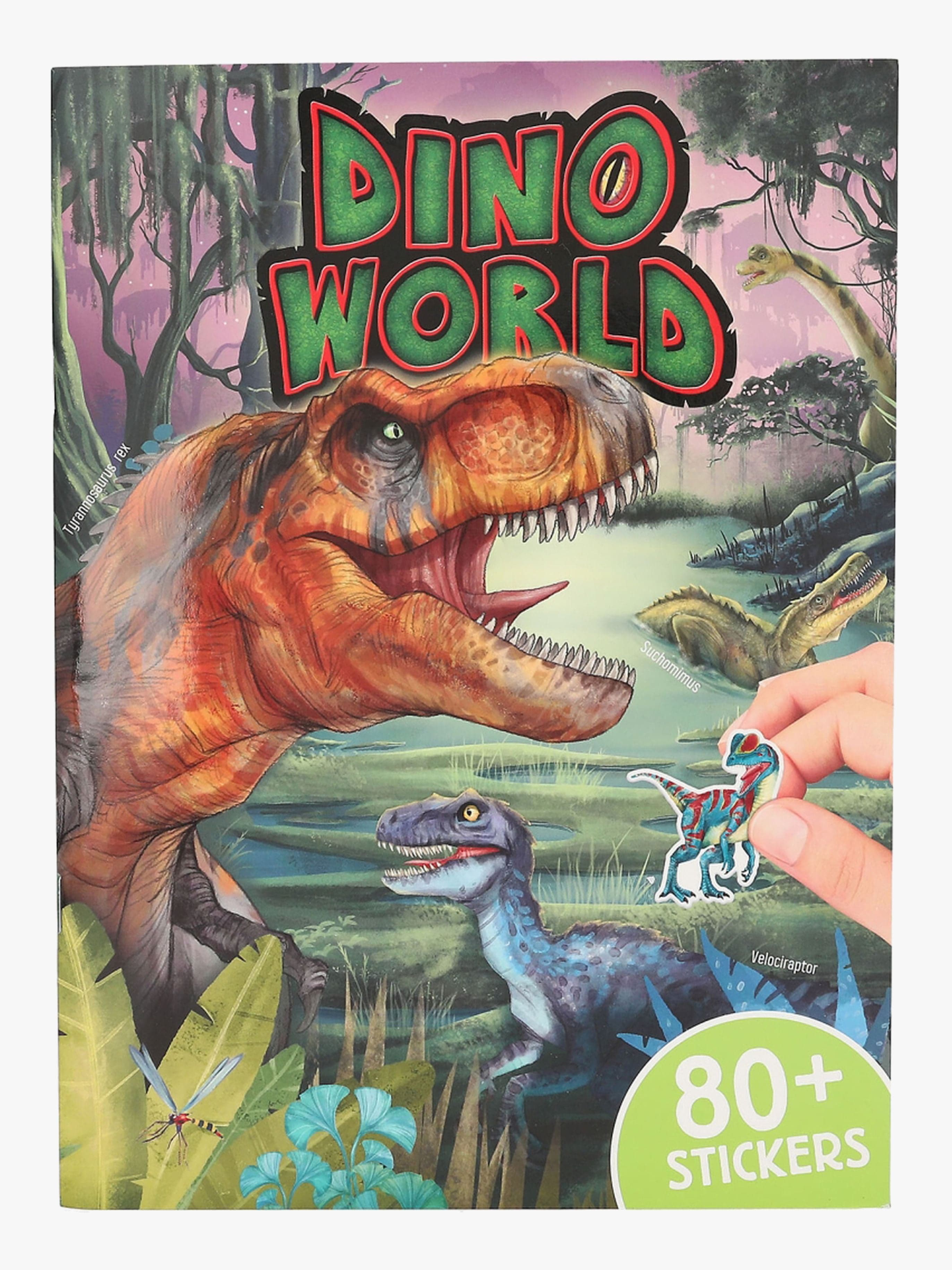 Dino World Puuhakirja + Kohotarrat